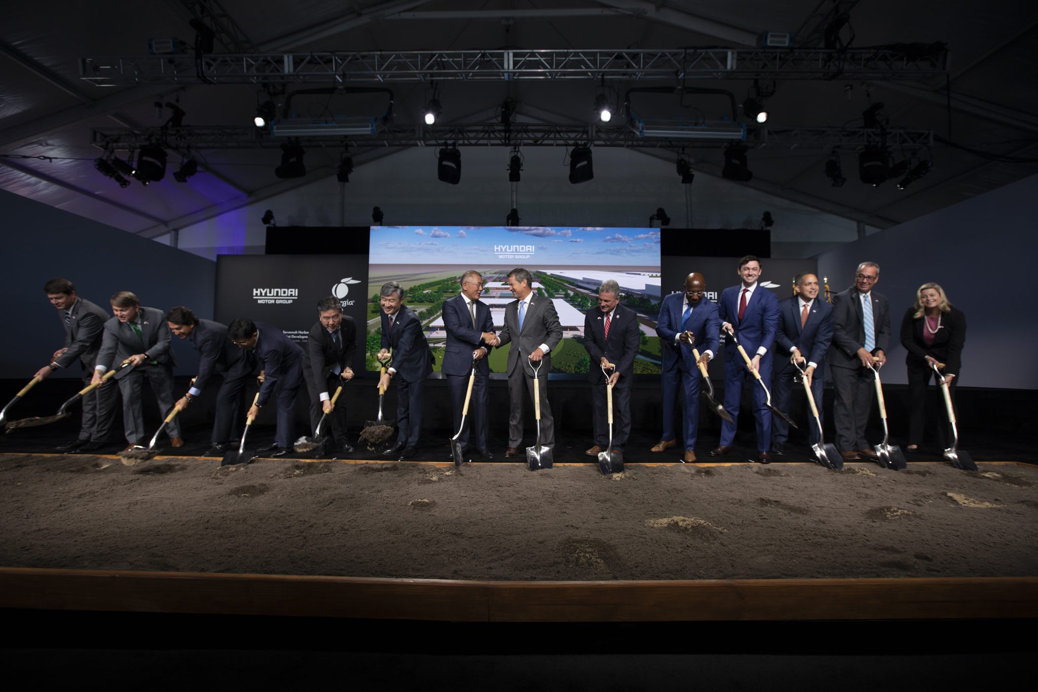 Hyundai Metaplant Groundbreaking ceremony