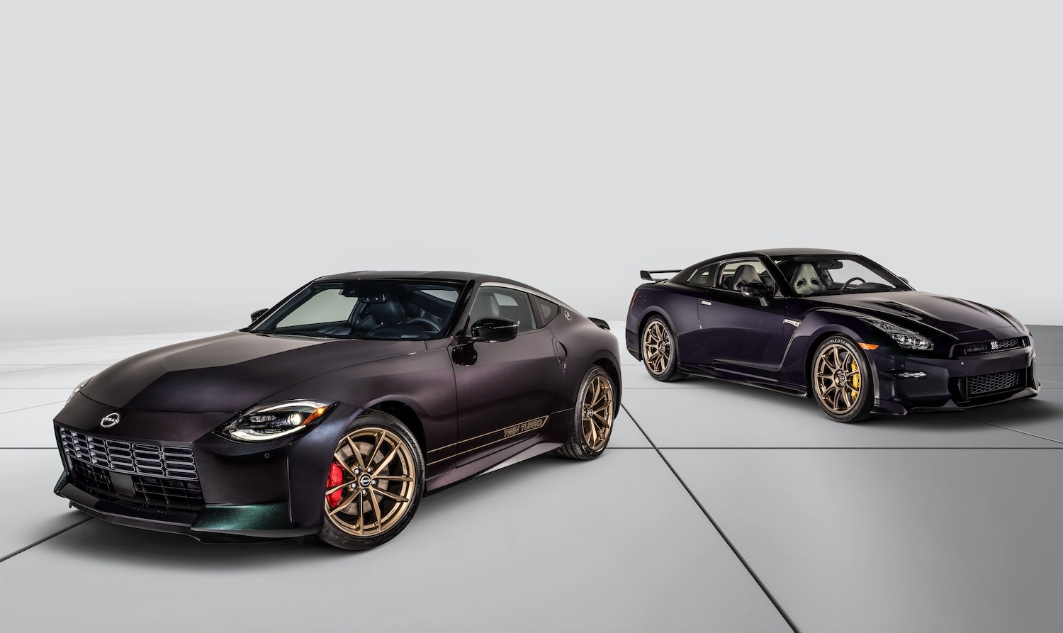 2026 Nissan Z Heritage Edition side by side with GT-R