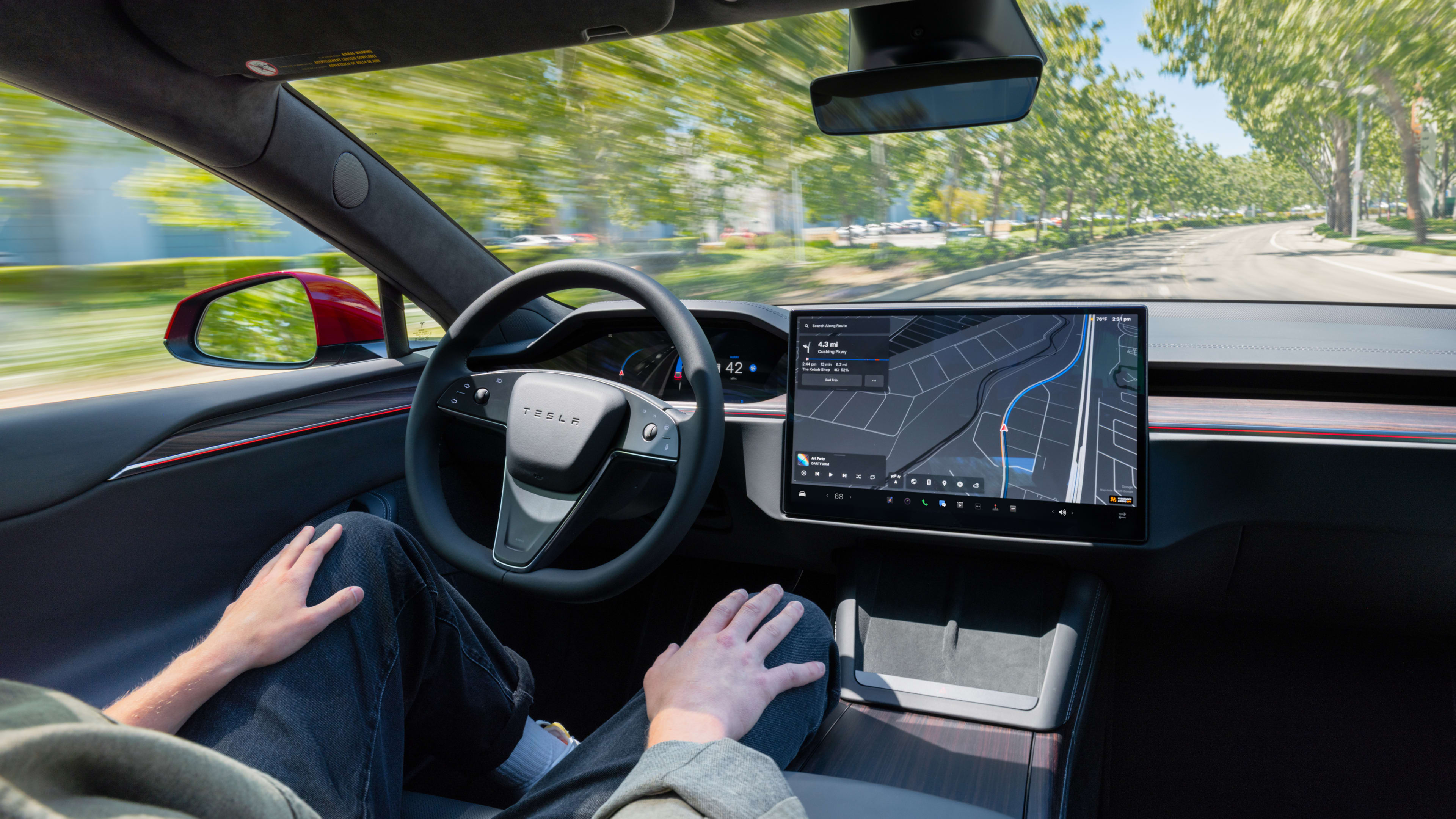 2026 Tesla Model S cockpit