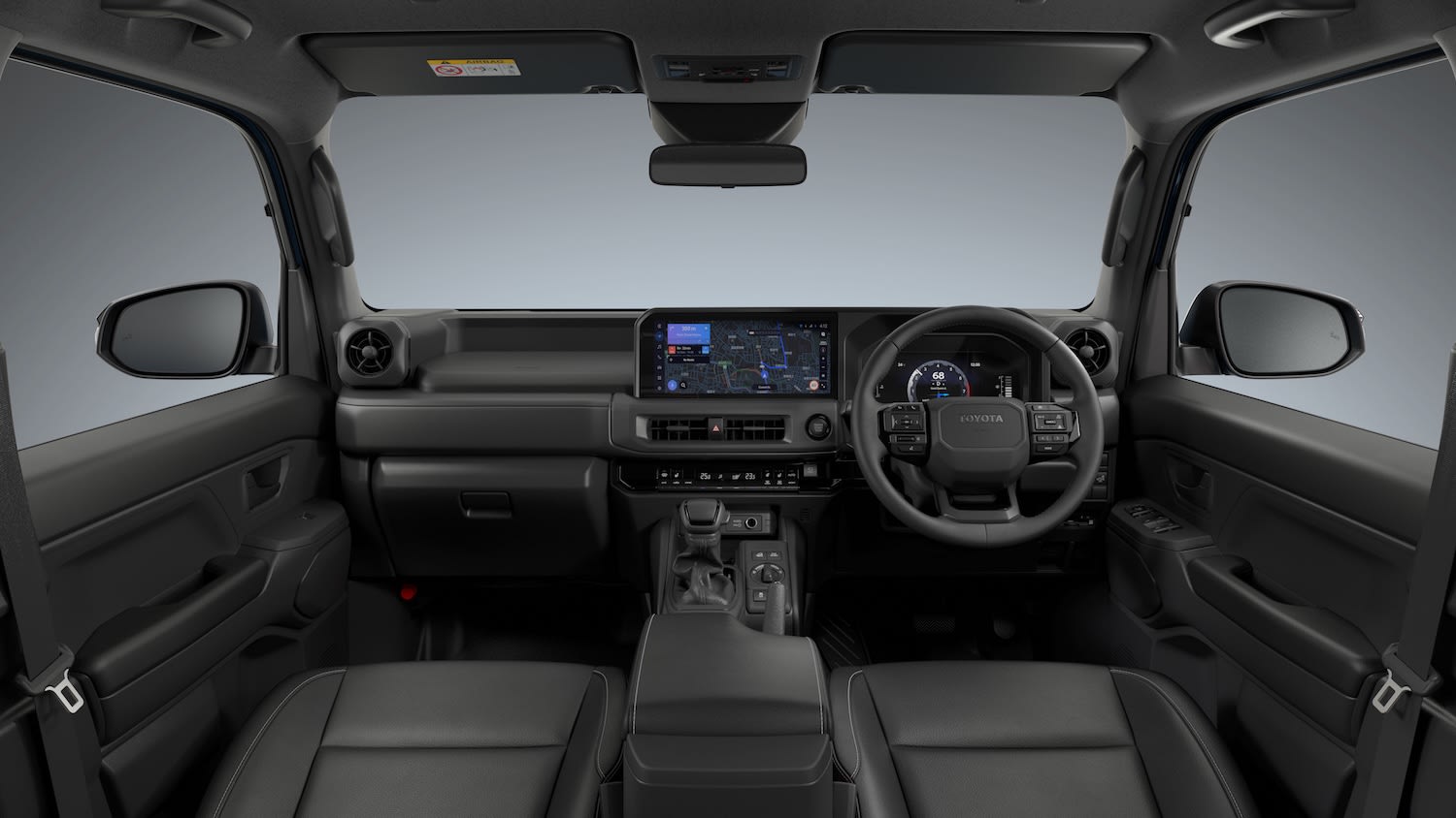 Toyota Land Cruiser FJ interior front