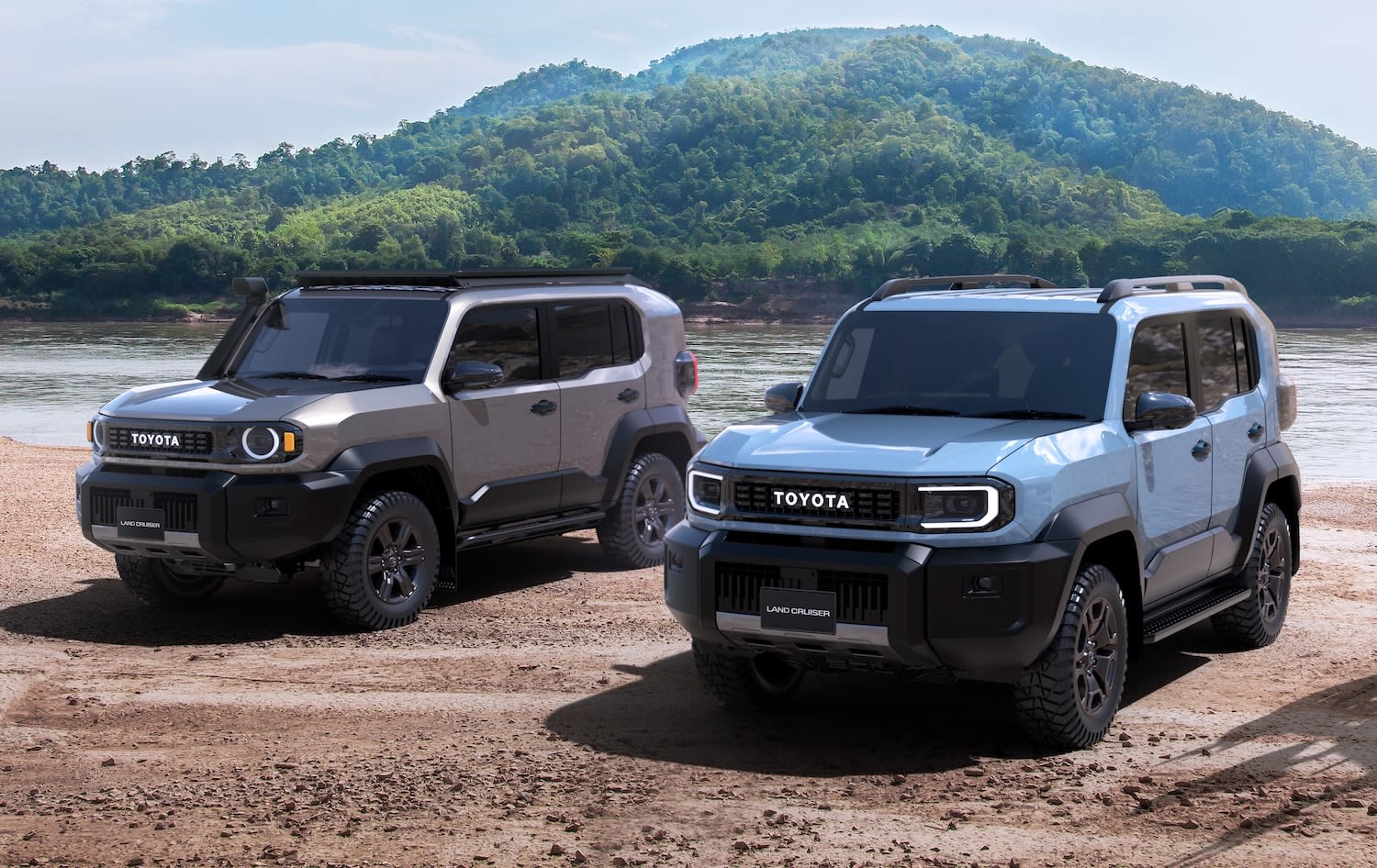 Toyota Land Cruiser FJ Debut: First Toyota Land Cruiser FJ Buyers Will Have a Hard Time Securing One in Japan 9 Toyota Land Cruiser FJ side by side