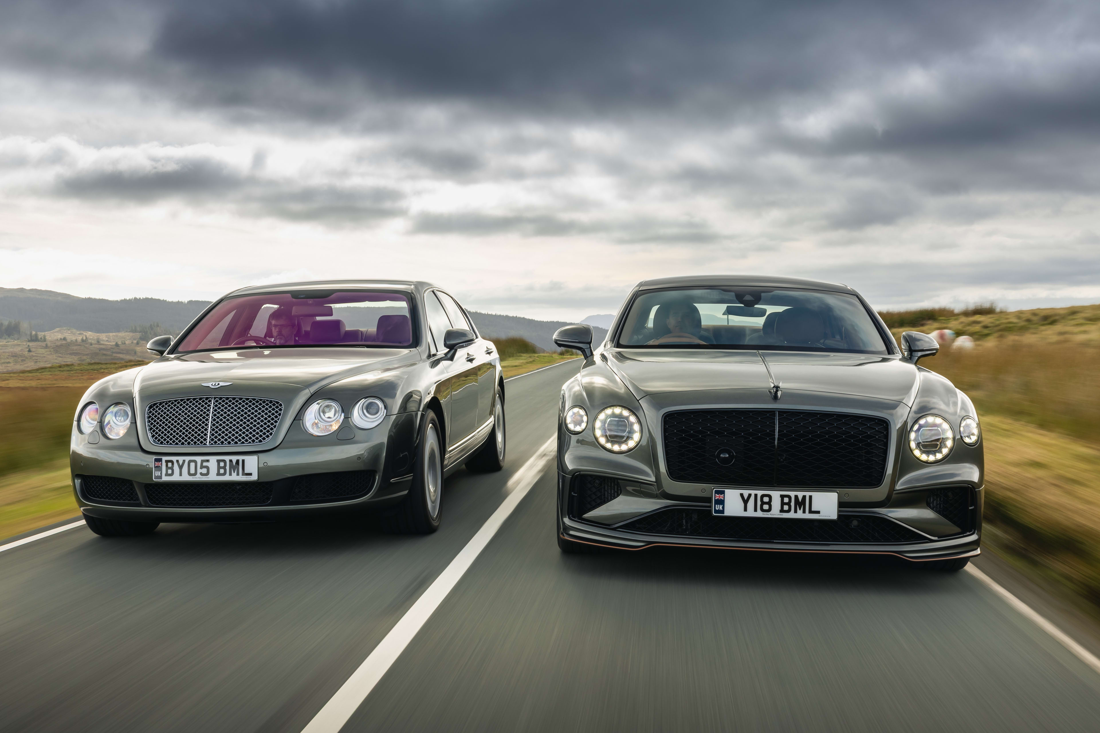 Bentley Mulliner Flying Spur Speed and 2005 Continental Flying Spur W12 Twin