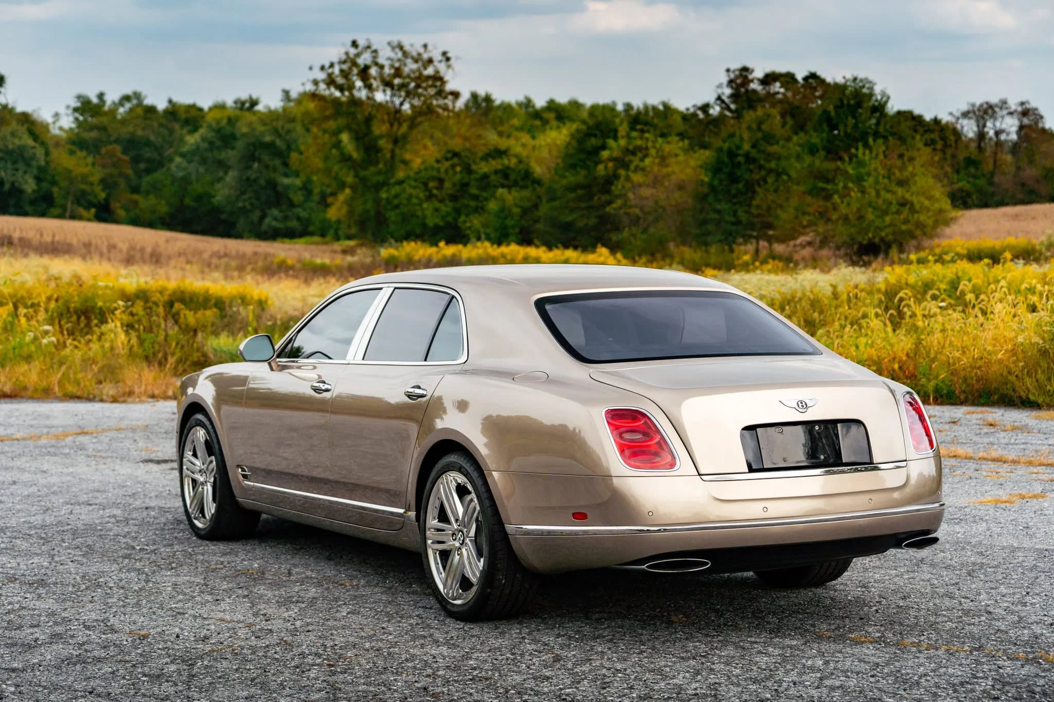 2012 Bentley Mulsanne with 25K Miles Bidding for Mercedes C-Class Money: Unmatched Luxury Value 2 2012 Bentley Mulsanne rear three quarters