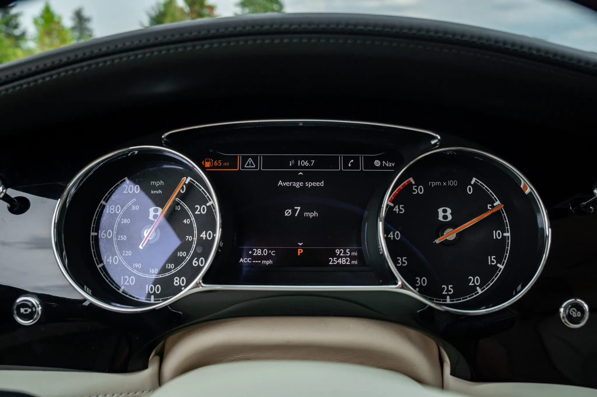 2012 Bentley Mulsanne with 25K Miles Bidding for Mercedes C-Class Money: Unmatched Luxury Value 6 2012 Bentley Mulsanne instrumentation