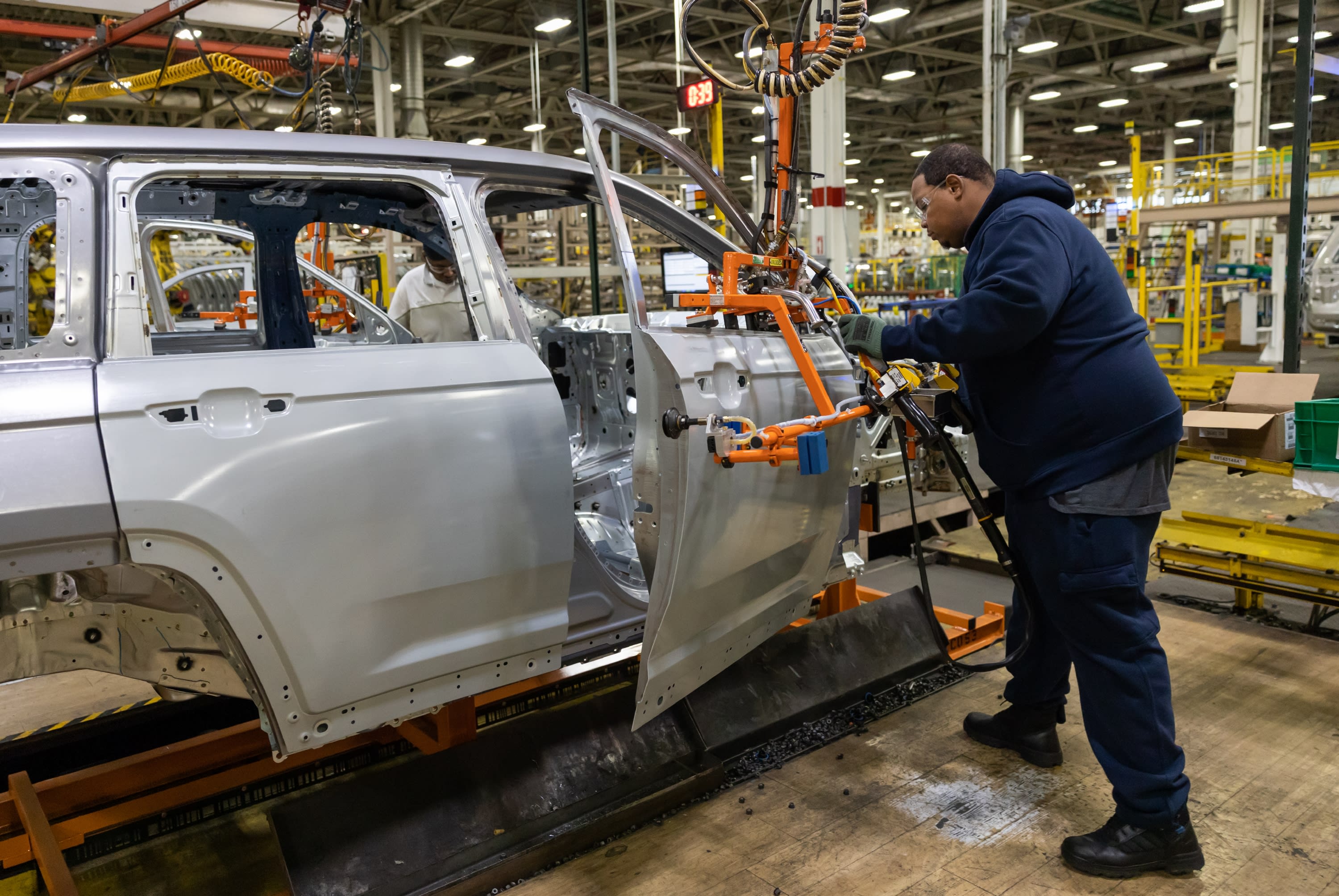 a production operator in the body shop at the detroit assembly c 973858