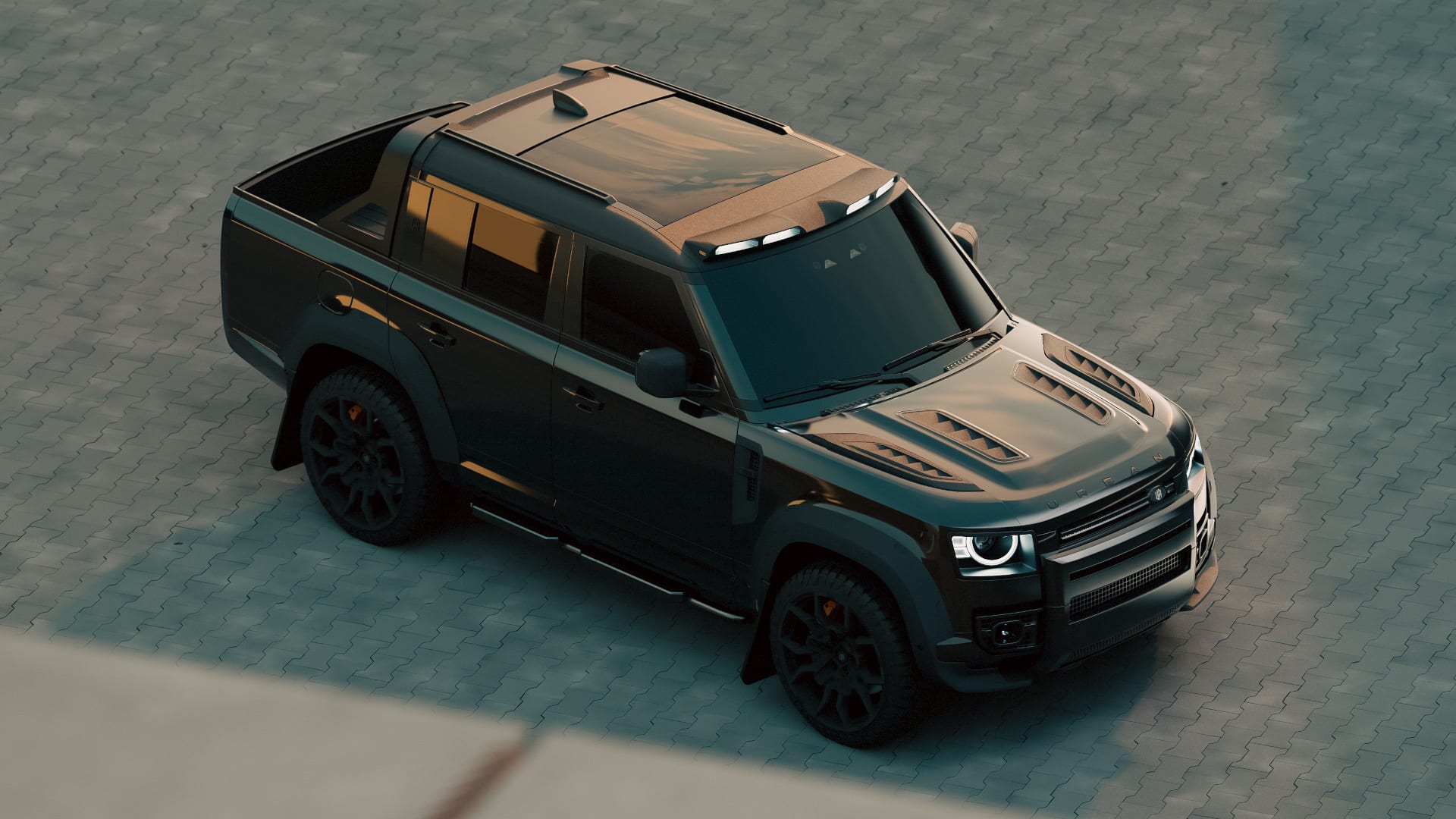 Urban Automotive & Heritage Customs Create Modern V8 Crew Cab: Defender 130 V8 Pickup Unveiled 9 Urban Automotive x Heritage Defender Pickup