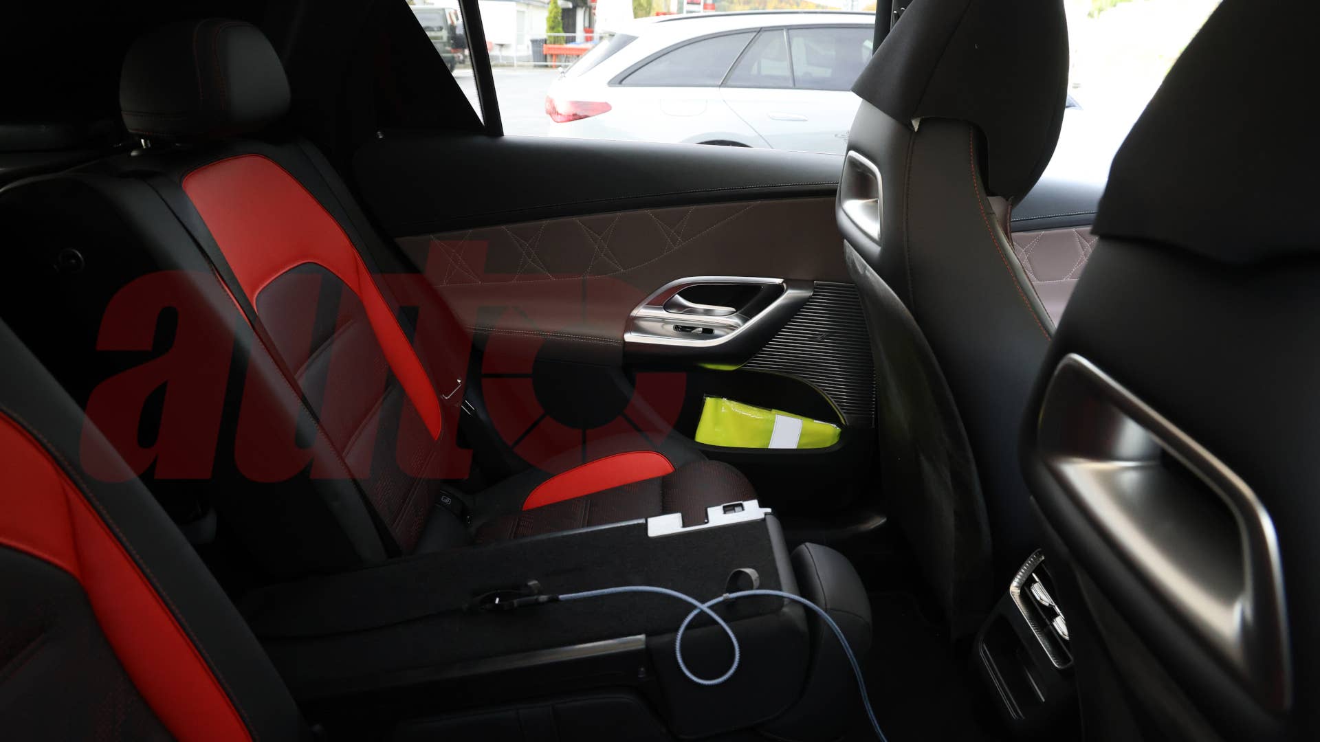 2026 Mercedes-AMG GLC EQ interior spy shot