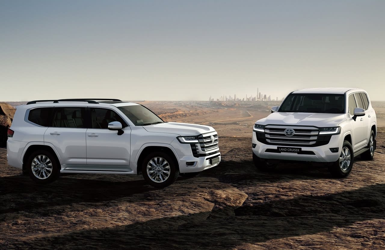 Toyota Hints Land Cruiser Could Get V8 Back: New Twin-Turbo 4.0L V8 Engine is Technically Compatible 5 Toyota Land Cruiser 300 side by side