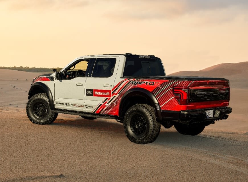 Ford F-150 Raptor R Project Vehicle rear quarter