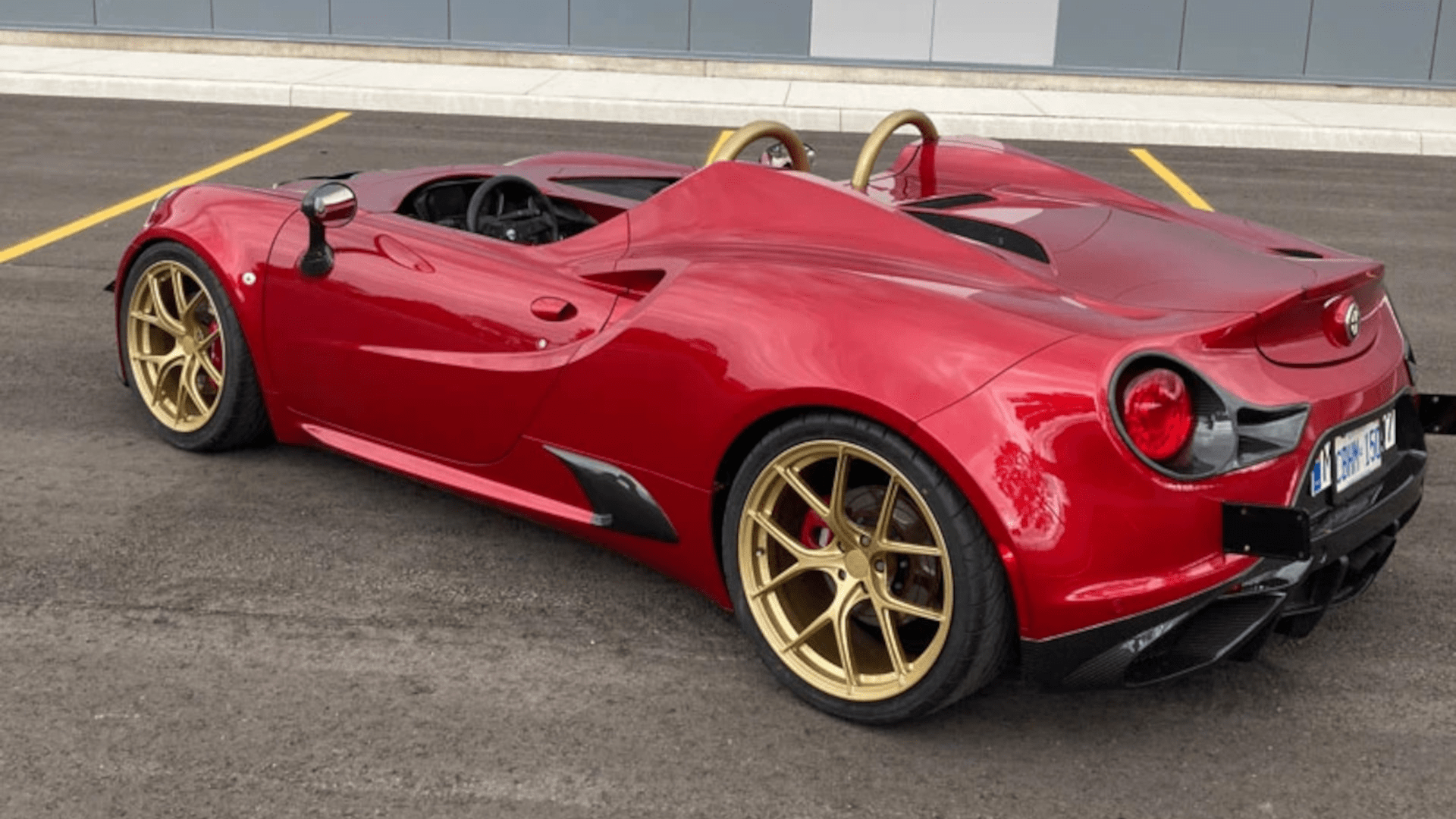 Alfa Romeo 4C Speedster: This Is The One-Off Alfa Romeo 4C Speedster You’ve Never Heard Of by Harse Autocraft 6 Harse Autocraft Alfa Romeo 4C Speedster