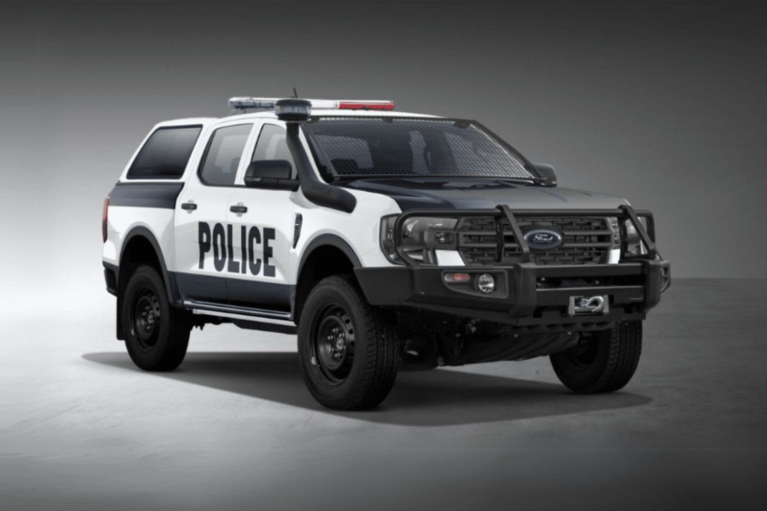 Ford Ranger Police Pickup: Ford’s F-150 Police Truck Just Got a Baby Brother for Global Markets 5 Ford Ranger Police Truck studio photo