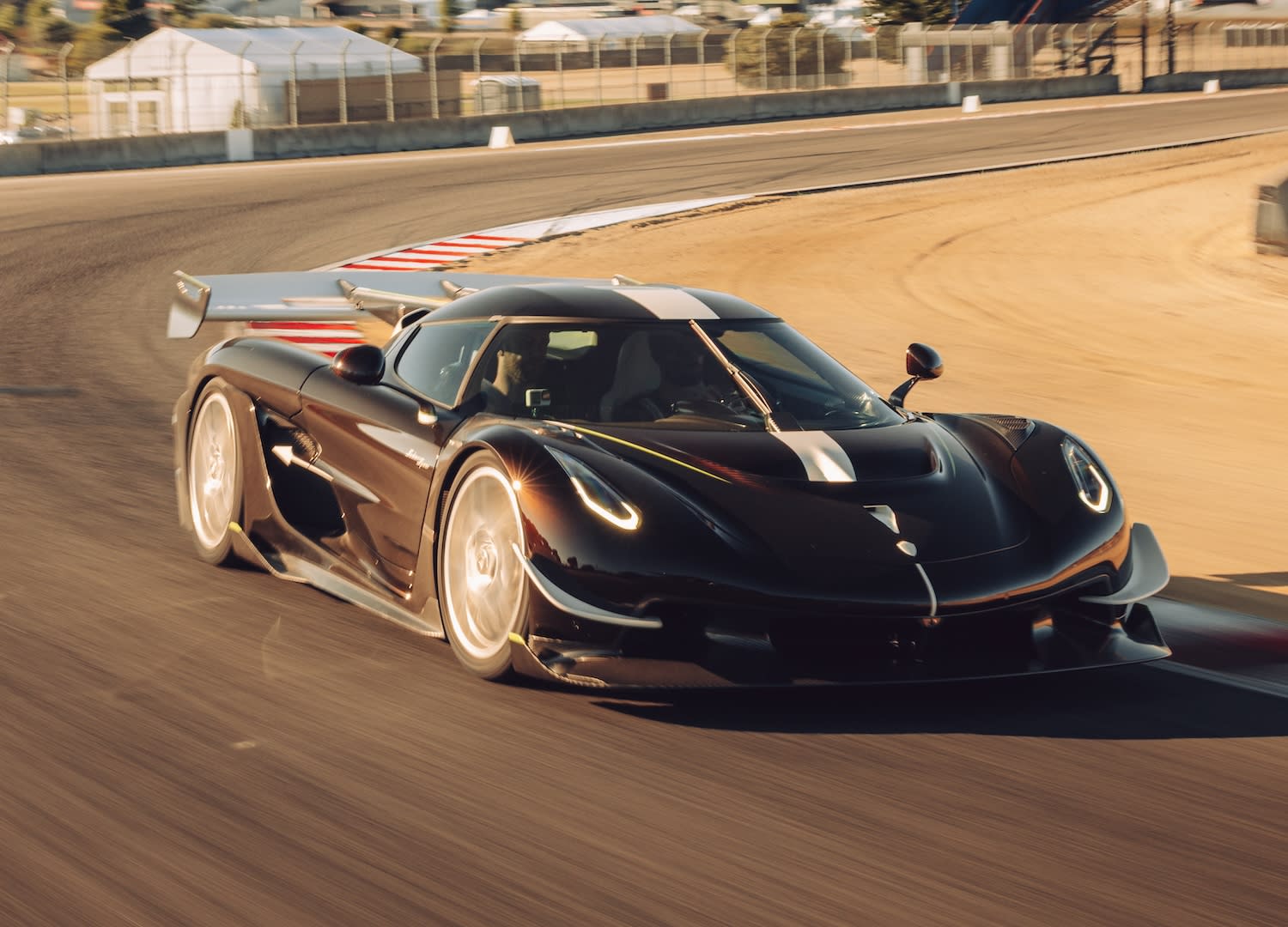 Czinger Koenigsegg Laguna Seca record Is Separated by a Mere 0.23 Seconds 2 Koenigsegg Sadair's Spear Laguna Seca Lap Record front