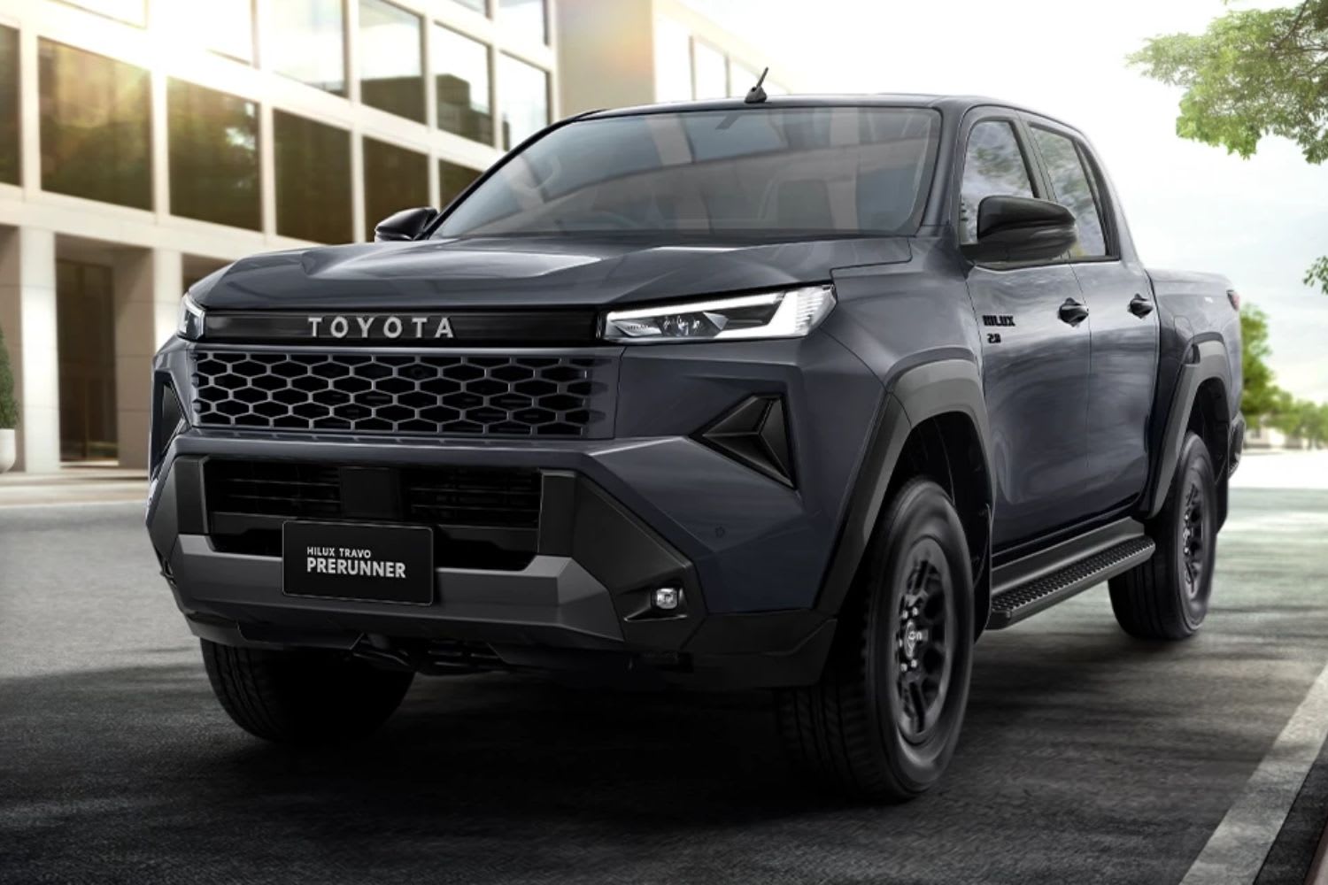 New Ninth-Gen Toyota Hilux "Travo" Debuts: Still a Big Deal Worldwide 8 2026 Toyota Hilux Travo Prerunner (Thai-spec) front 3/4 running shot