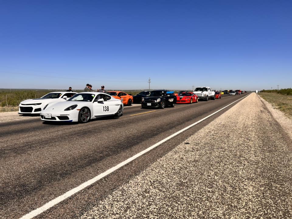 Big Bend Open Road Race competitors