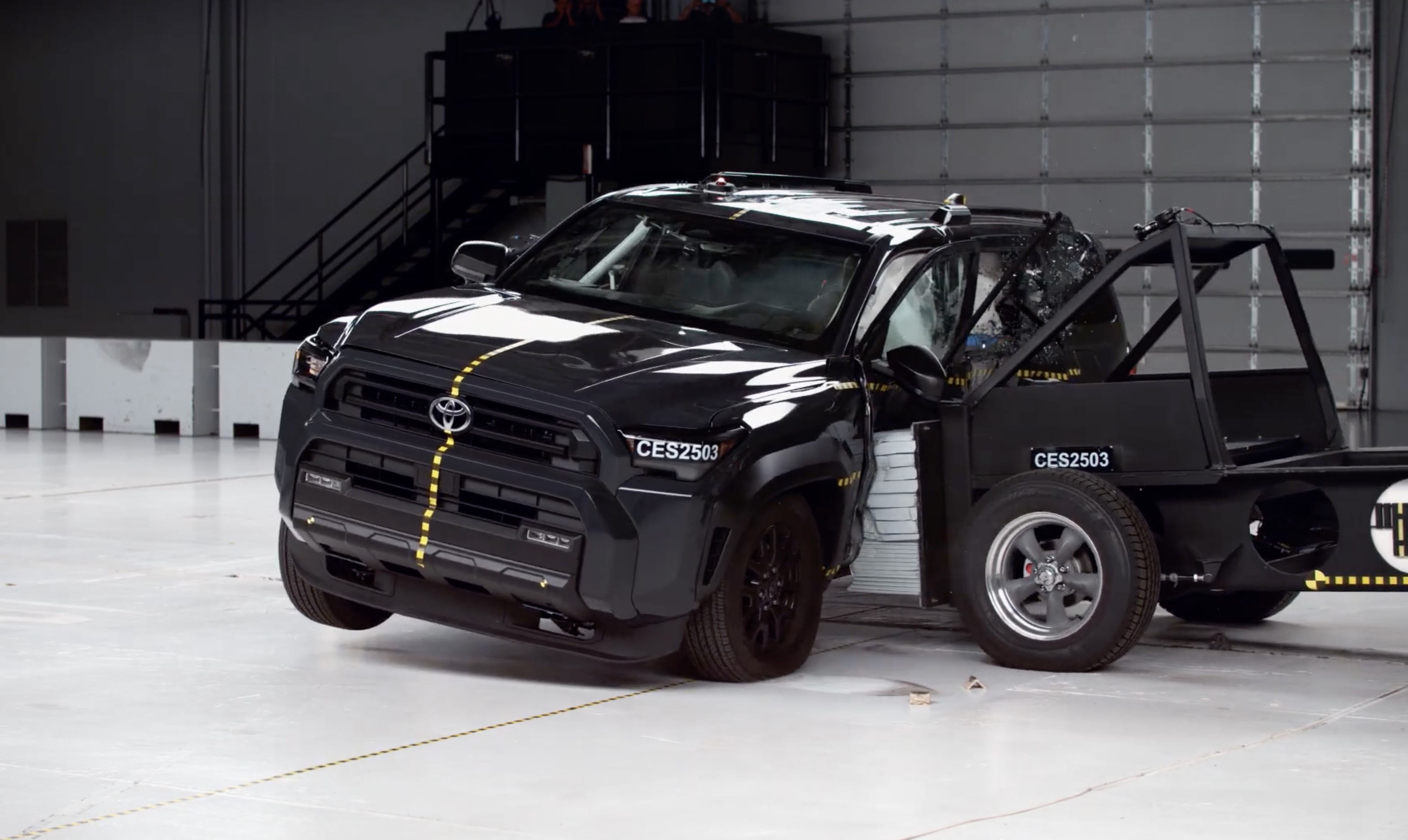 2026 Euro NCAP safety protocols Demand Working Electric Doors After a Crash 4 2025 Toyota 4Runner crash test