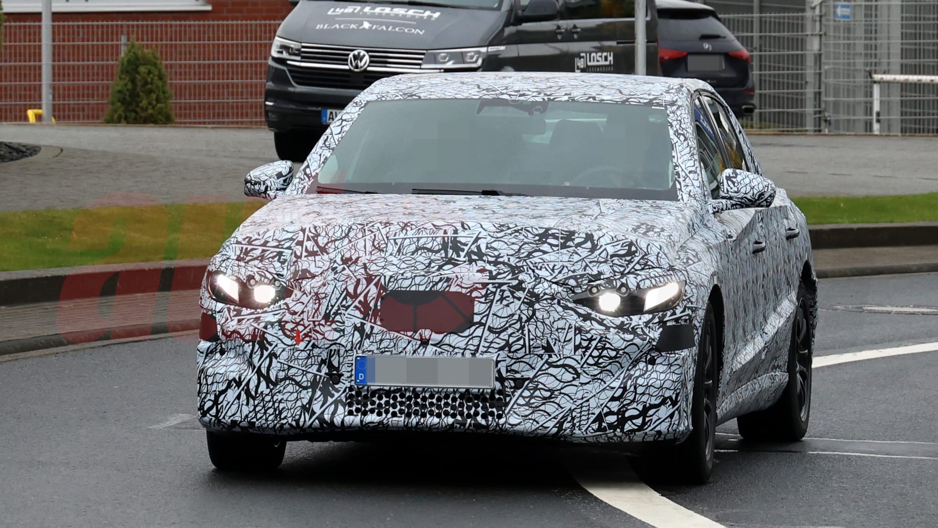 2026 Mercedes EQE China model Adds Rear-Wheel Steering to Lower Trims 6 2027 Mercedes-Benz EQE spy shot