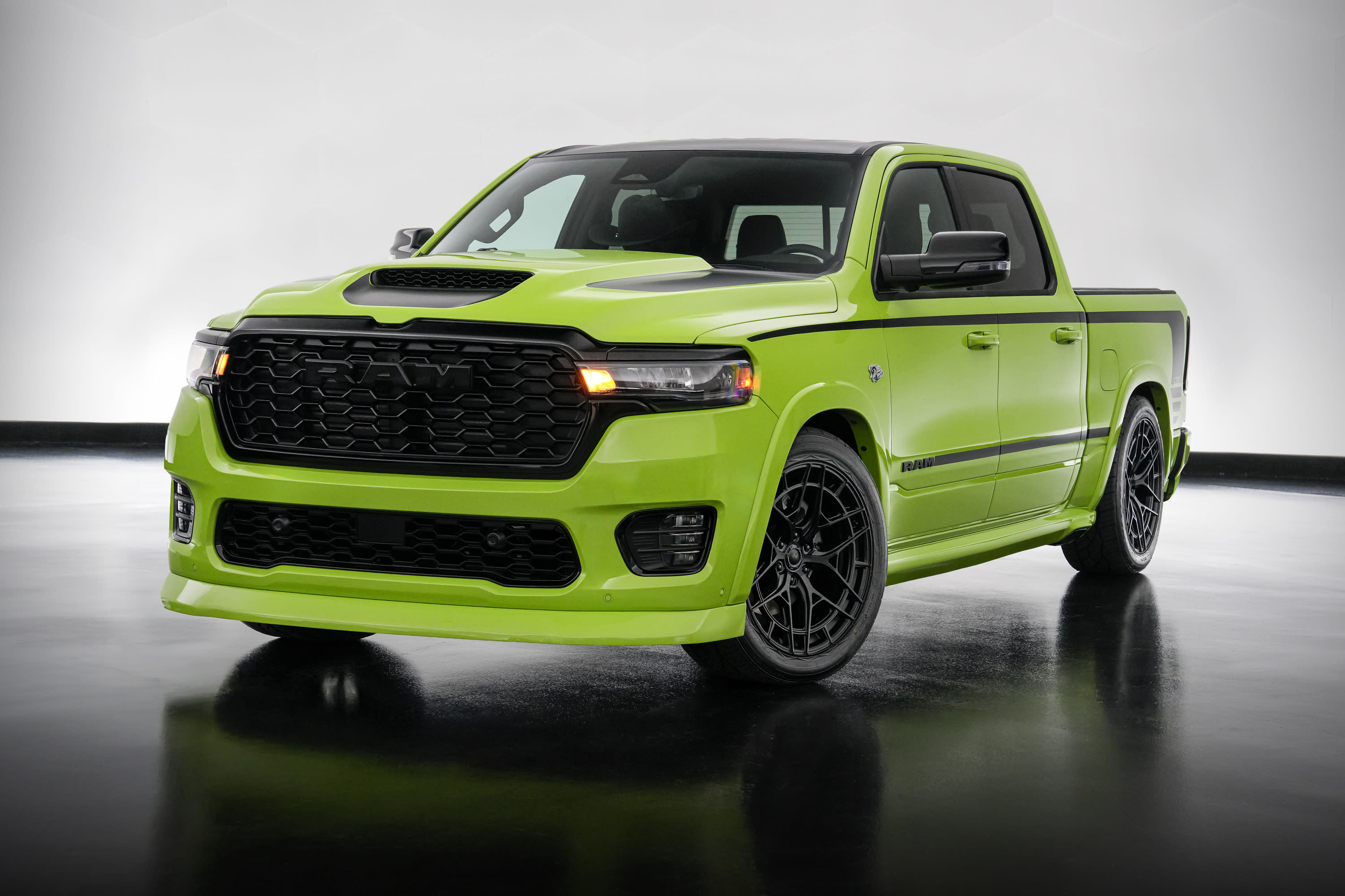 Mopar SEMA Concepts: Sublime Green 'Dude' Ram 1500 V8 & Stryker Purple Charger SixPack Revealed 10 Dude Ram 1500 Concept