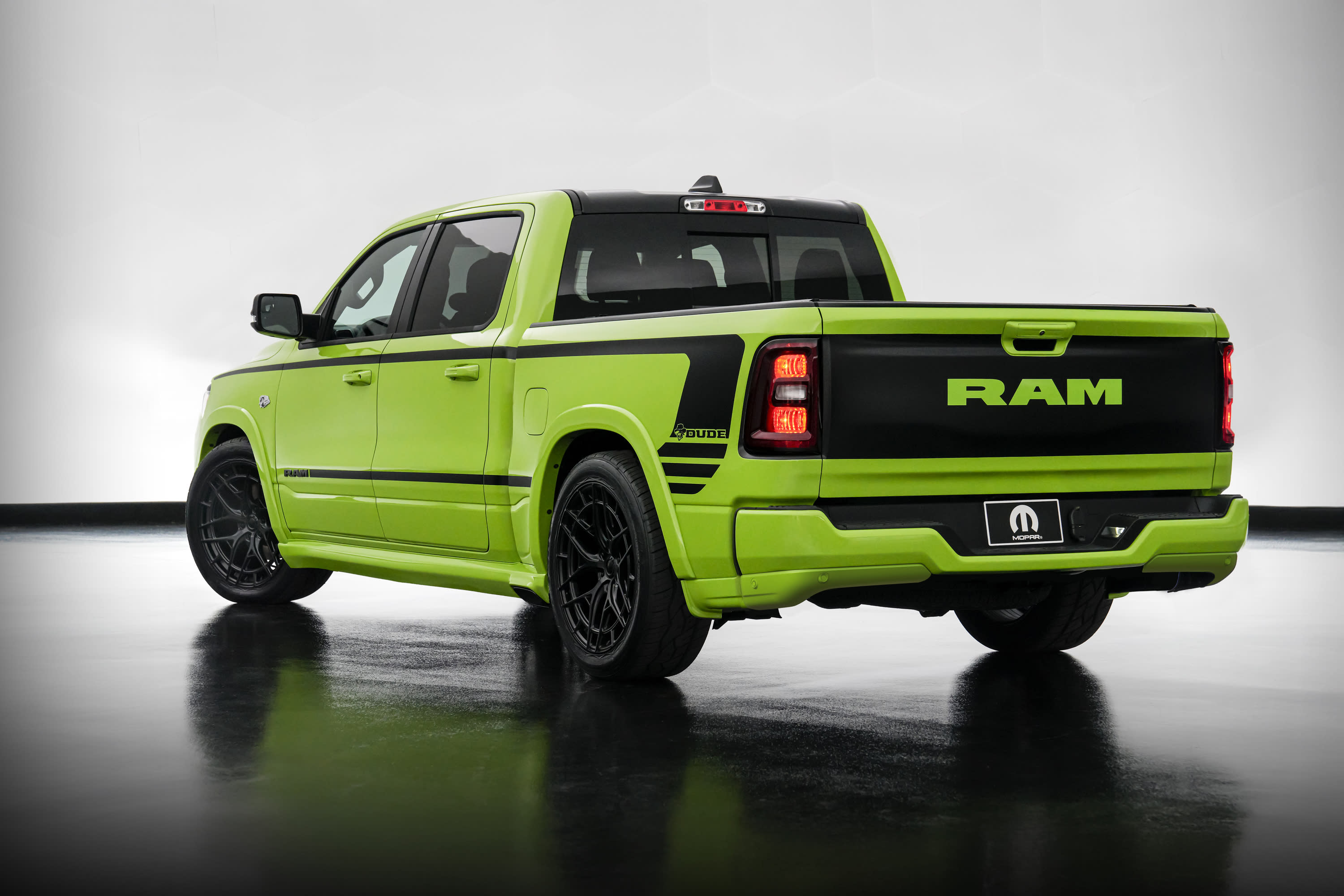 Mopar SEMA Concepts: Sublime Green 'Dude' Ram 1500 V8 & Stryker Purple Charger SixPack Revealed 11 Dude Ram 1500 Concept