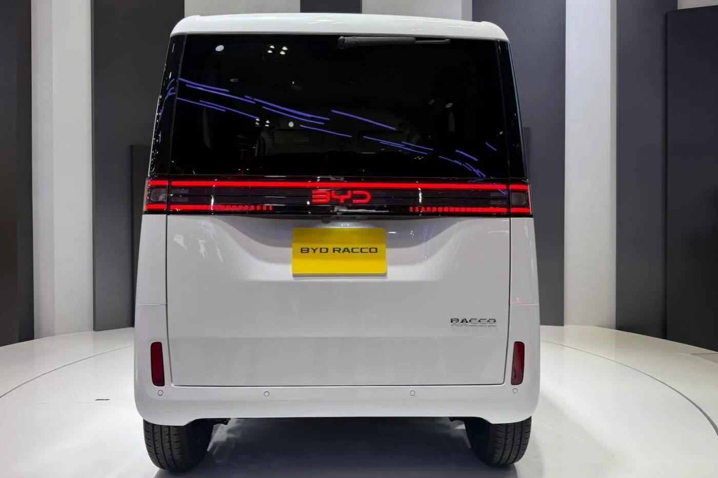 BYD Racco Electric Kei Car Exciting Debut in Japan: China Challenges Domestic Brands with $17,000 Micro EV 3 Rear of the BYD Racco electric kei car revealed at the Japan Mobility Show