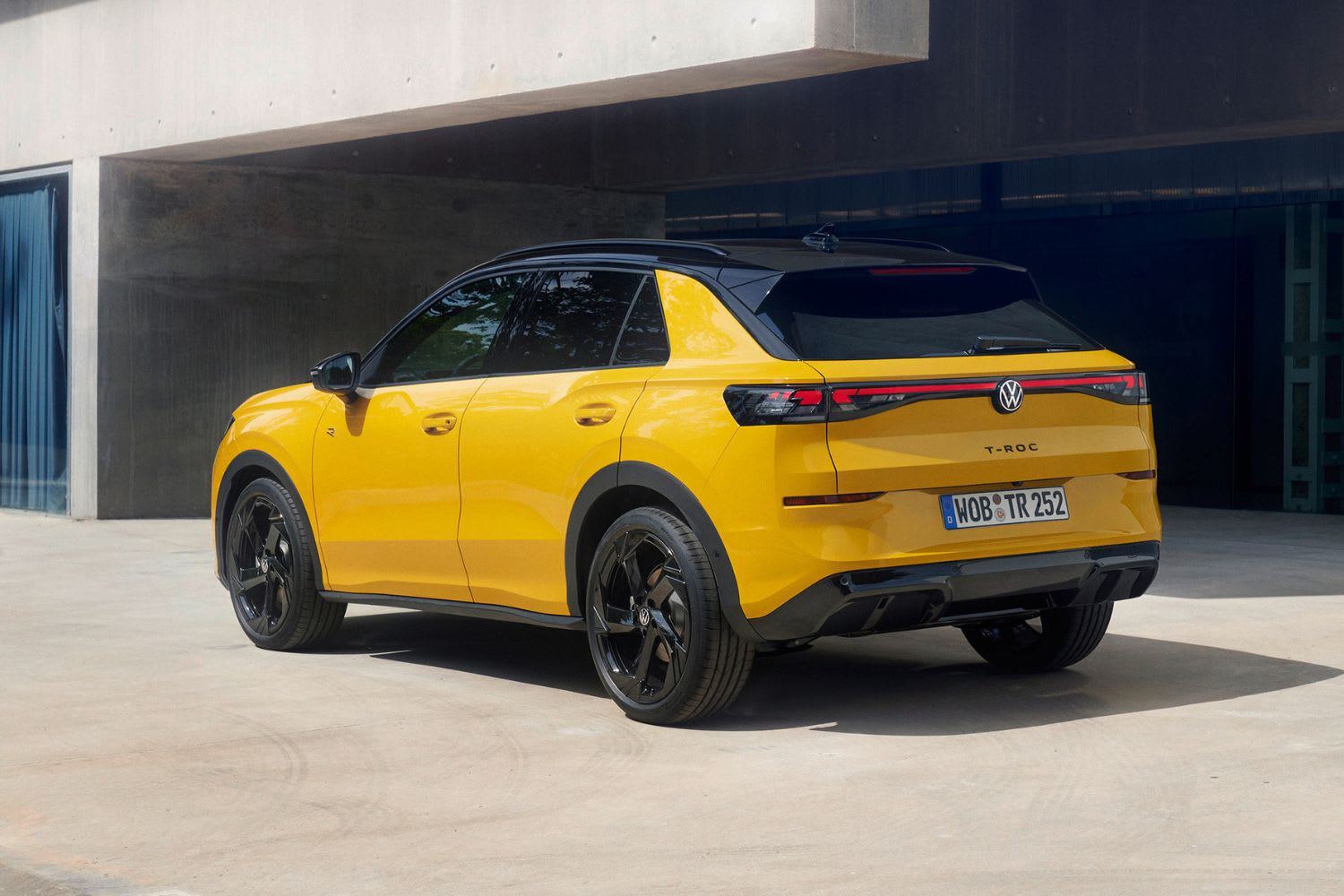 Why the New 328-HP VW T-Roc R is Europe's Hottest Forbidden Fruit 9 2025 Volkswagen T-Roc R Line rear 3/4 view
