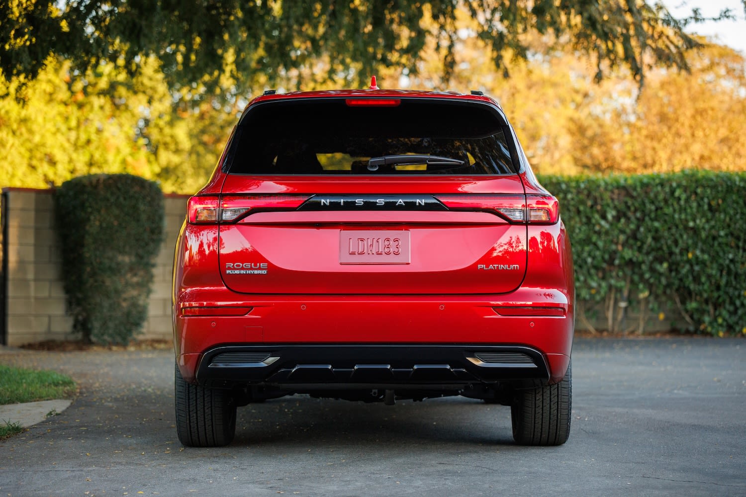 2026 Nissan Rogue Plug-in Hybrid rear static