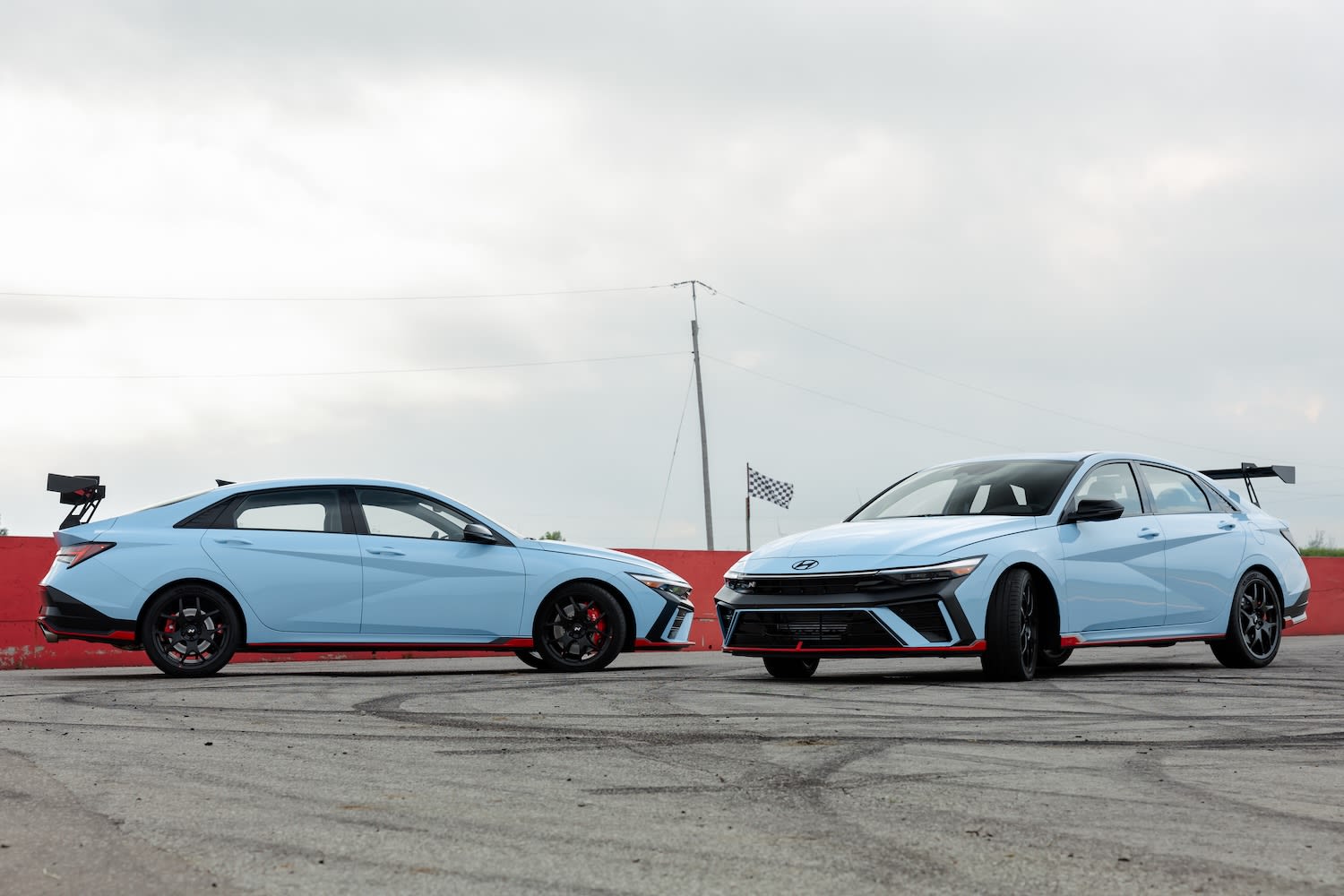 Race-Bred Hyundai Elantra N TCR Edition Specs and US Availability 6 Hyundai Elantra N TCR Edition static side by side