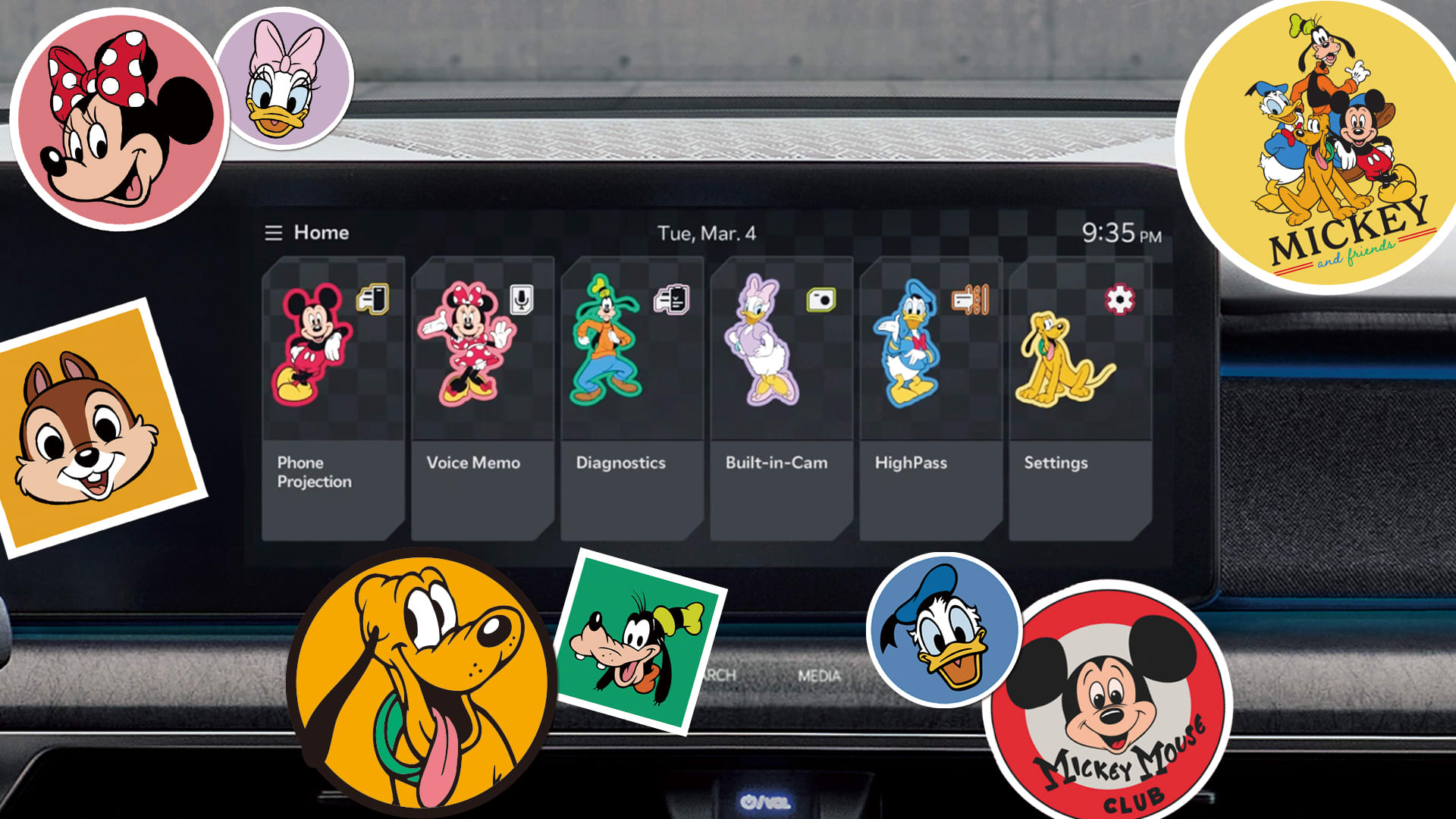 Kia In-Car Display Themes: Kia Launches Disney, Star Wars & Marvel Dashboards 4 707318
