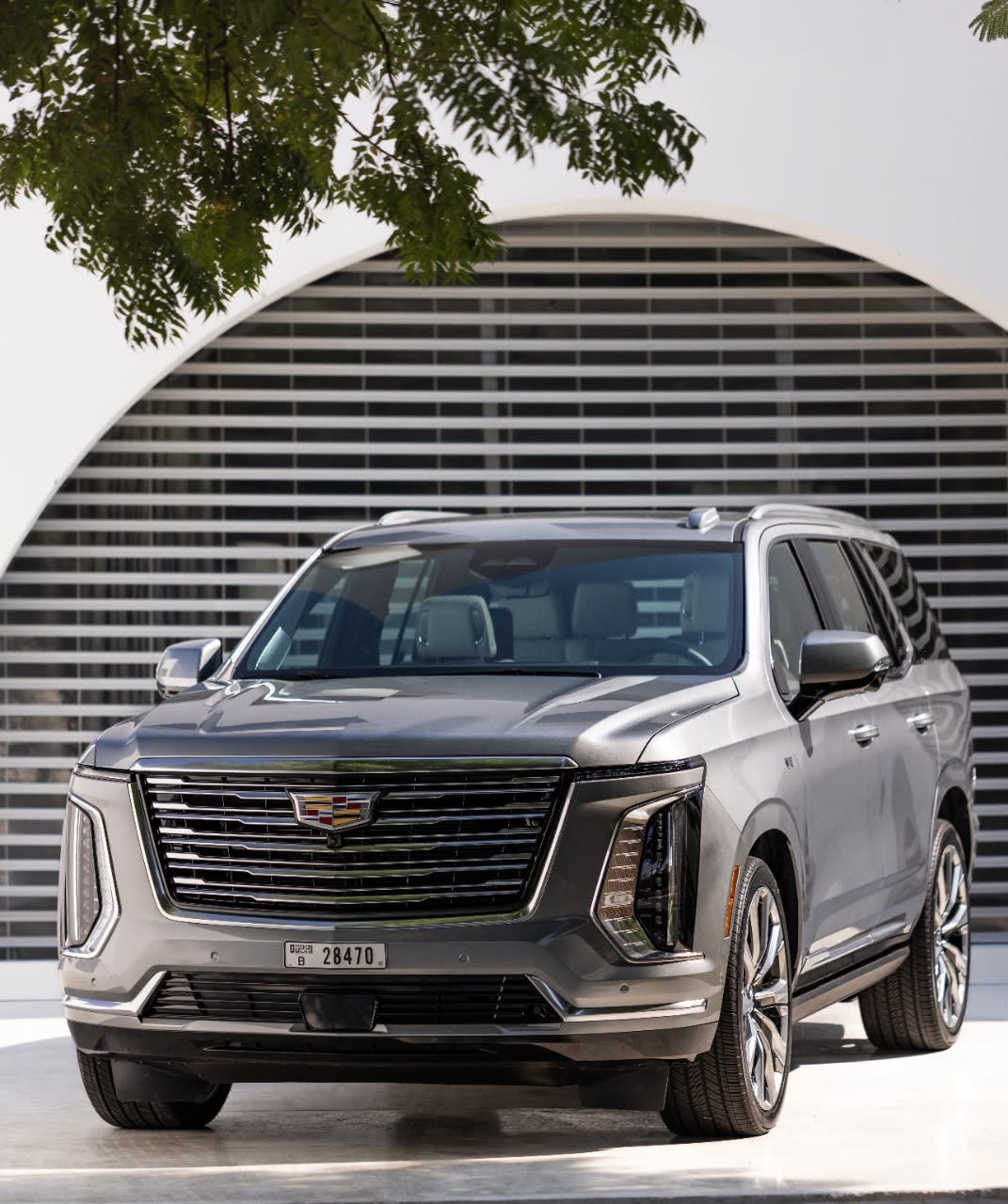 GM SUV Sales Middle East Surge 28% in Q3 2025, Led by Tahoe and Escalade 3 2025 Cadillac Escalade with Middle East registration plates