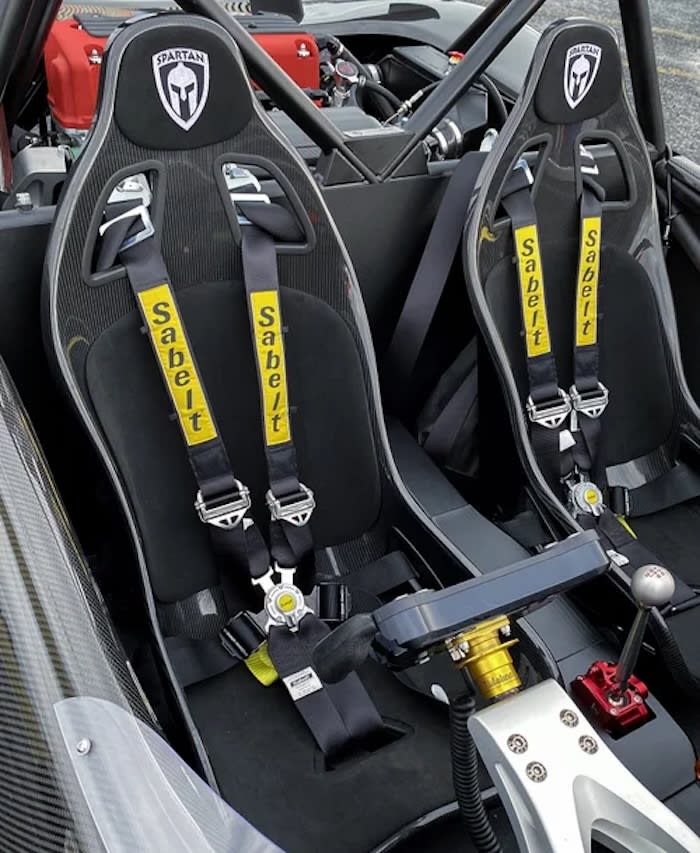 Spartan track car 400 HP Features Honda Engine and TracTive Active Dampers 6 Spartan Sports Car Honda Civic Type R engine