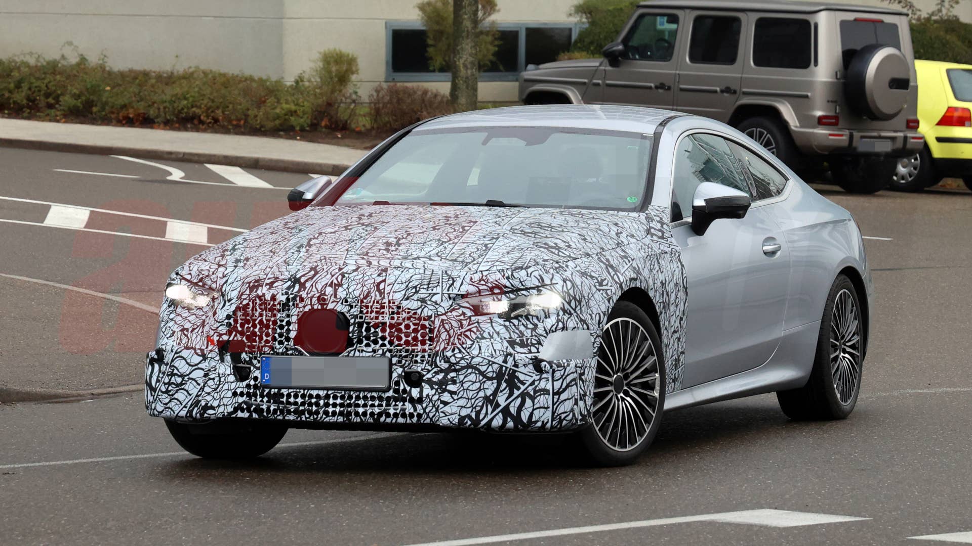 2026 Mercedes-Benz CLE Coupe spy shot
