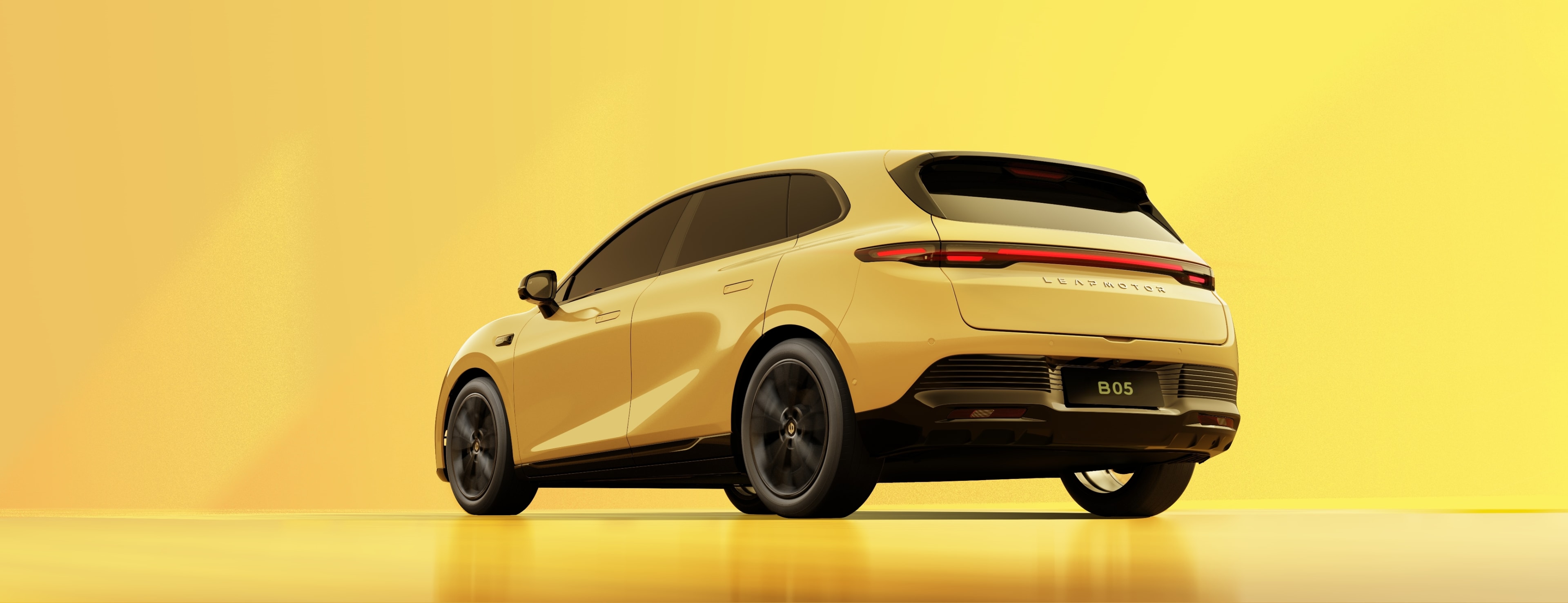 Leapmotor B05 electric hatchback Specs and Features That Undercut U.S. Rivals 4 Leapmotor B05 rear 3/4