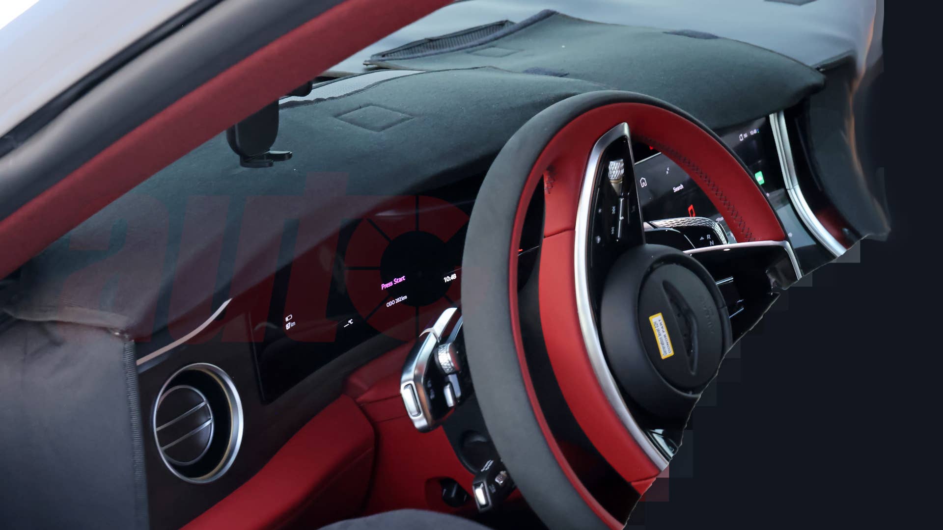 2027 Bentley Luxury Urban SUV interior spy shot