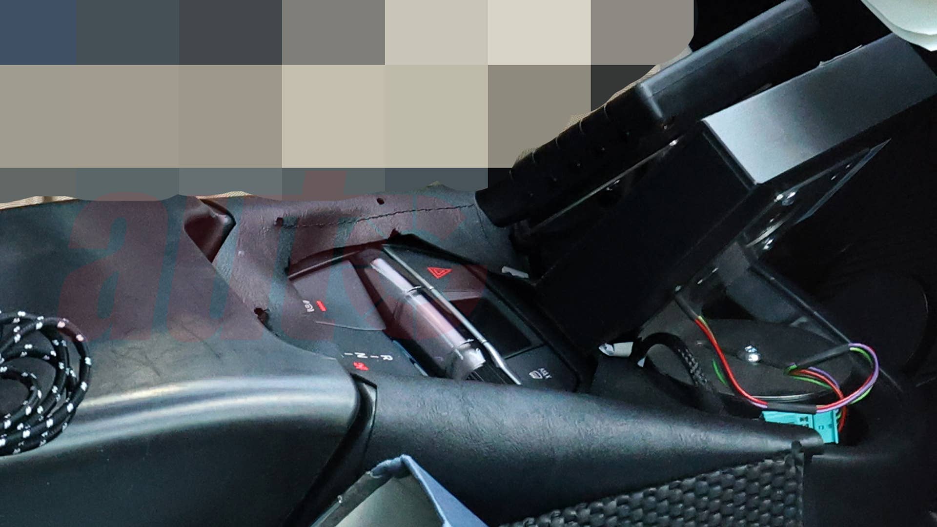 2028 BMW iX1 interior spy shot