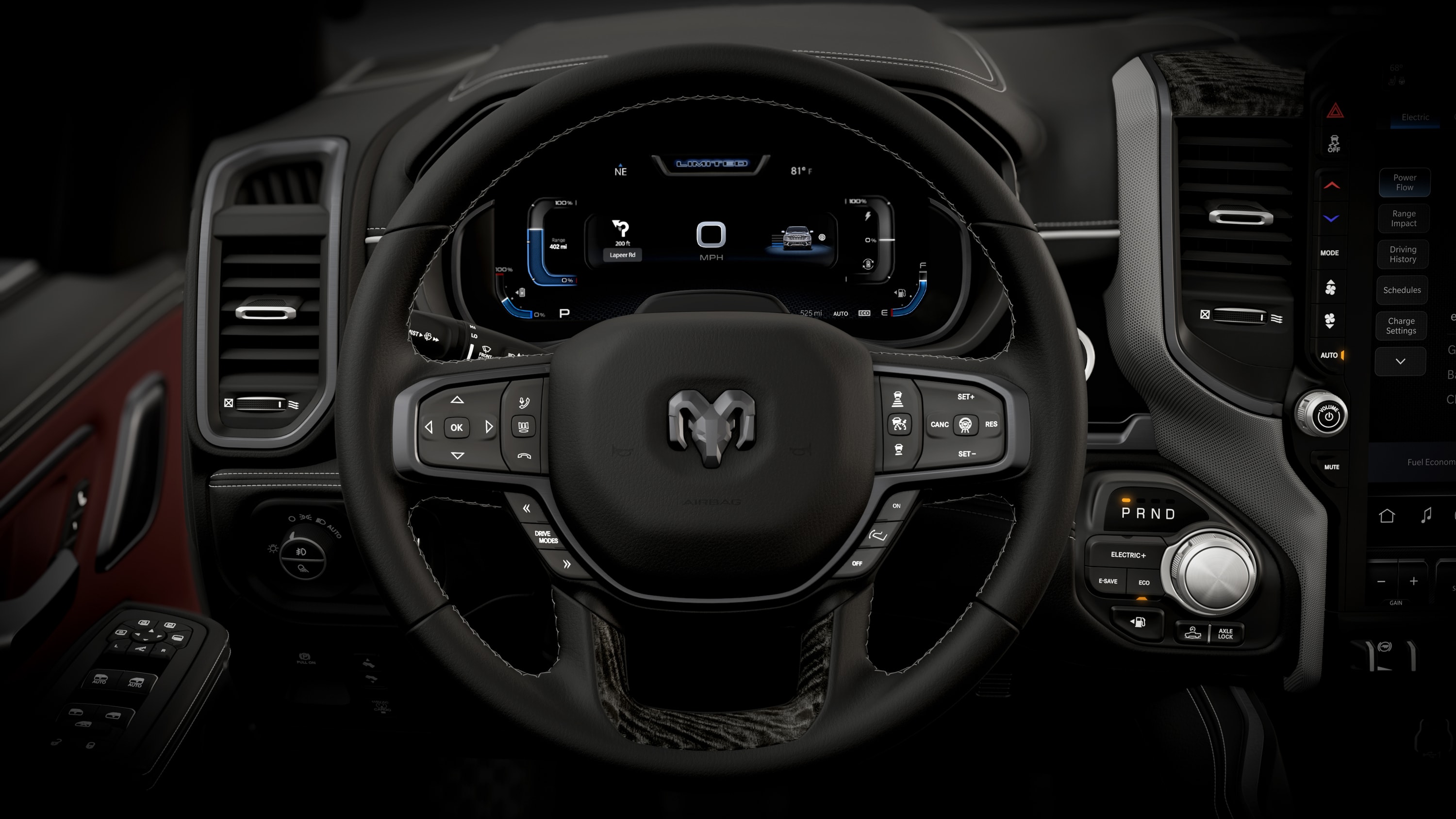 Ram 72000 trucks recall Covers 2025–2026 Models for Loss of Gear and Brake Indicators 2 2026 ram 1500 rev interior limited steering wheel 1010314