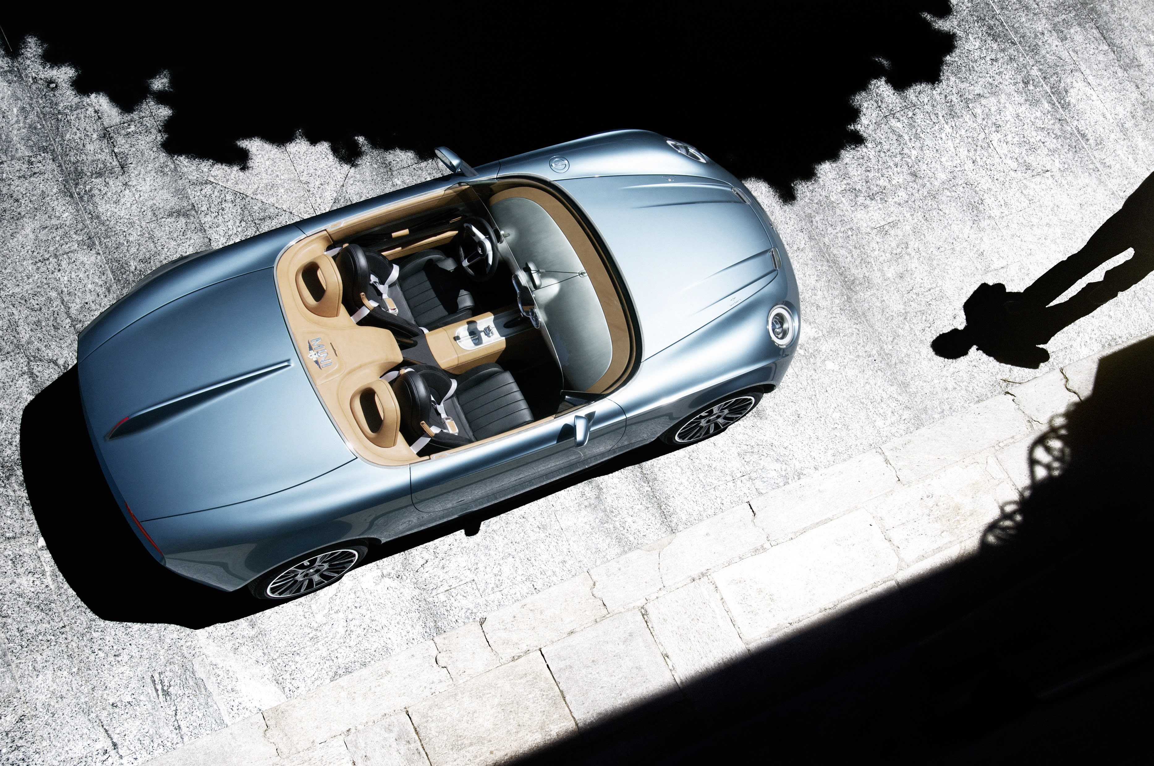 MINI Superleggera Vision cancelled Due to Model Complexity and Margin Anxiety at BMW 4 MINI Superleggera Vision Concept top down