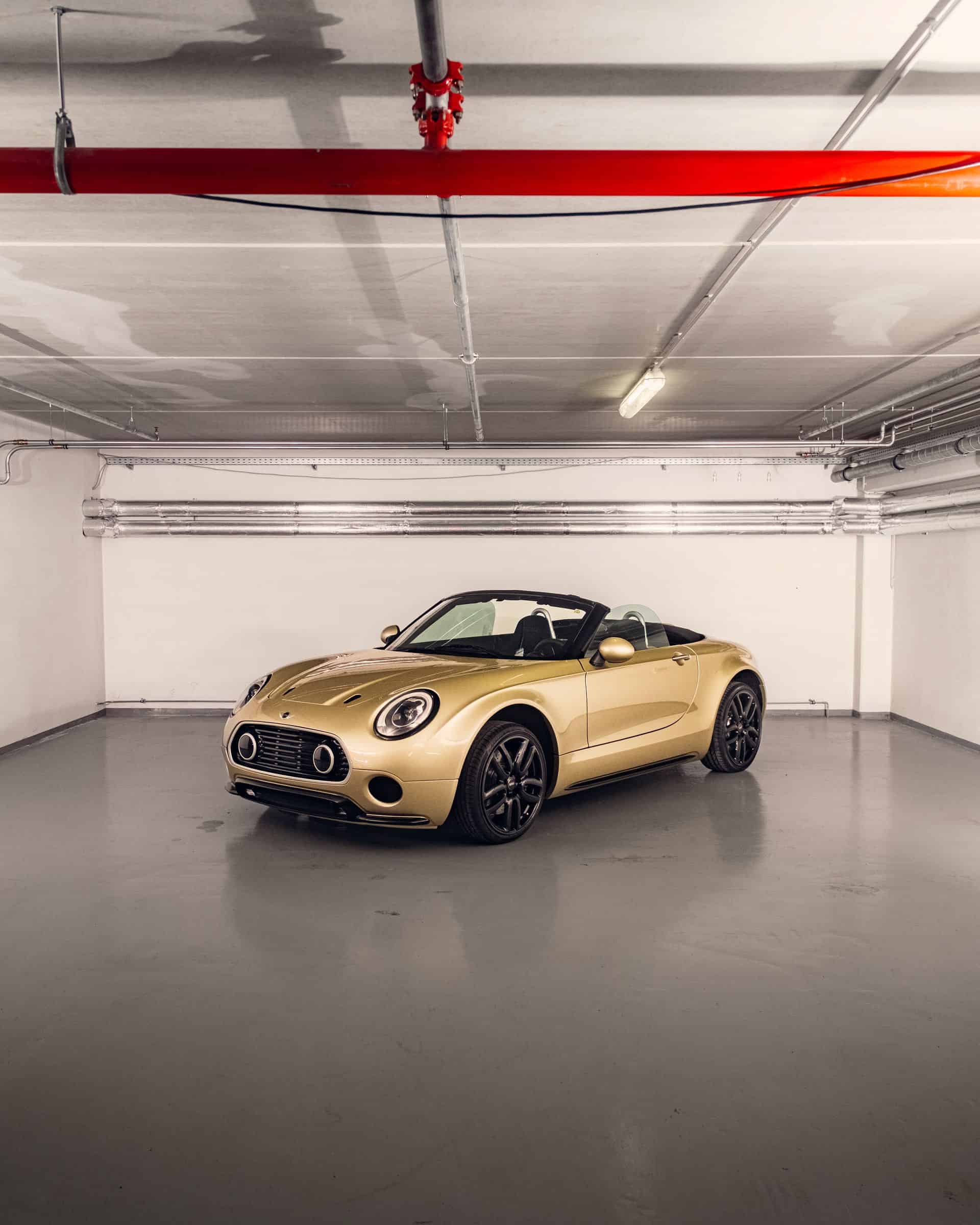MINI Superleggera Vision cancelled Due to Model Complexity and Margin Anxiety at BMW 11 MINI Superleggera Vision production prototype GOLD