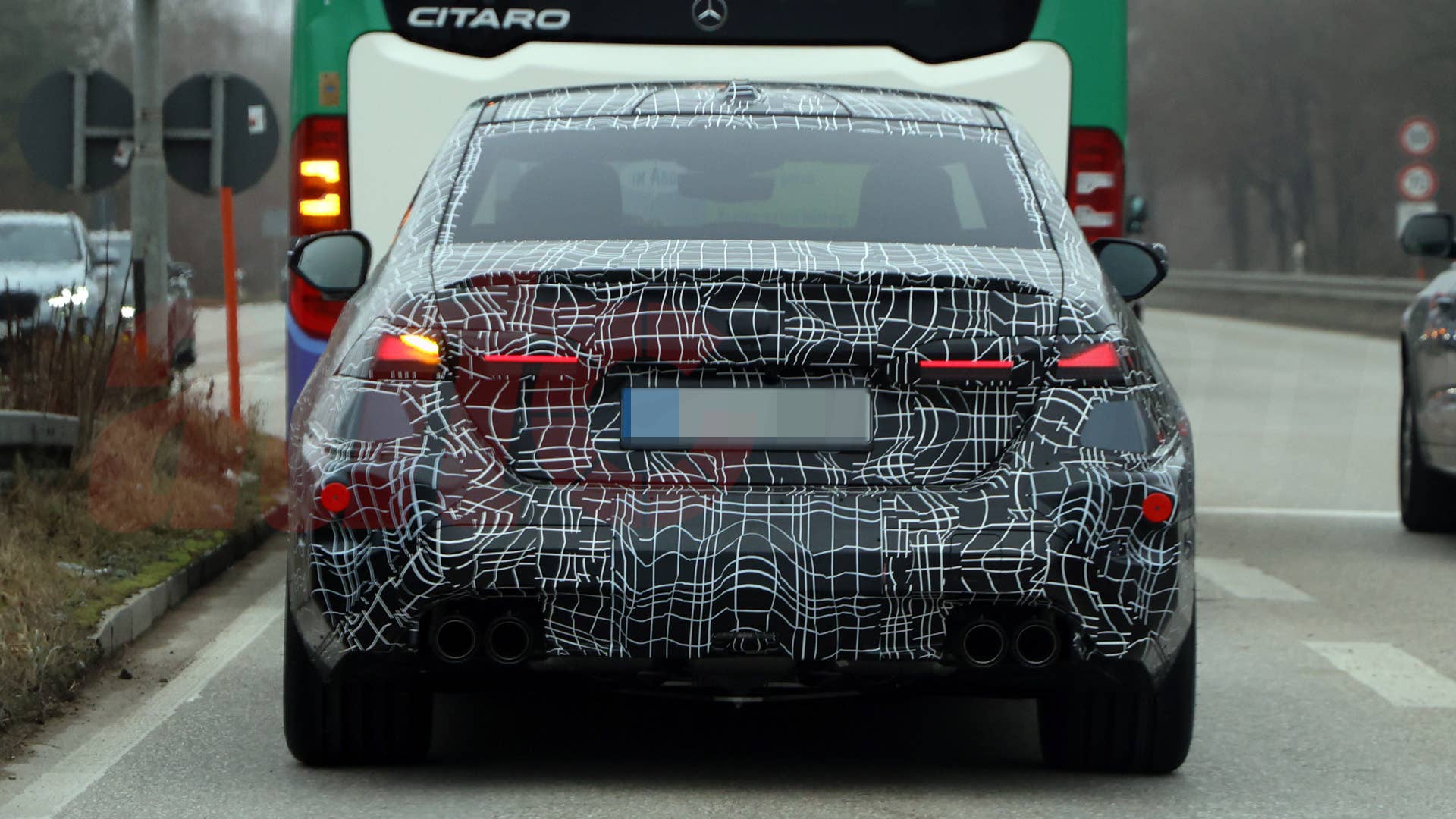 2027 BMW M5 LCI spy shot
