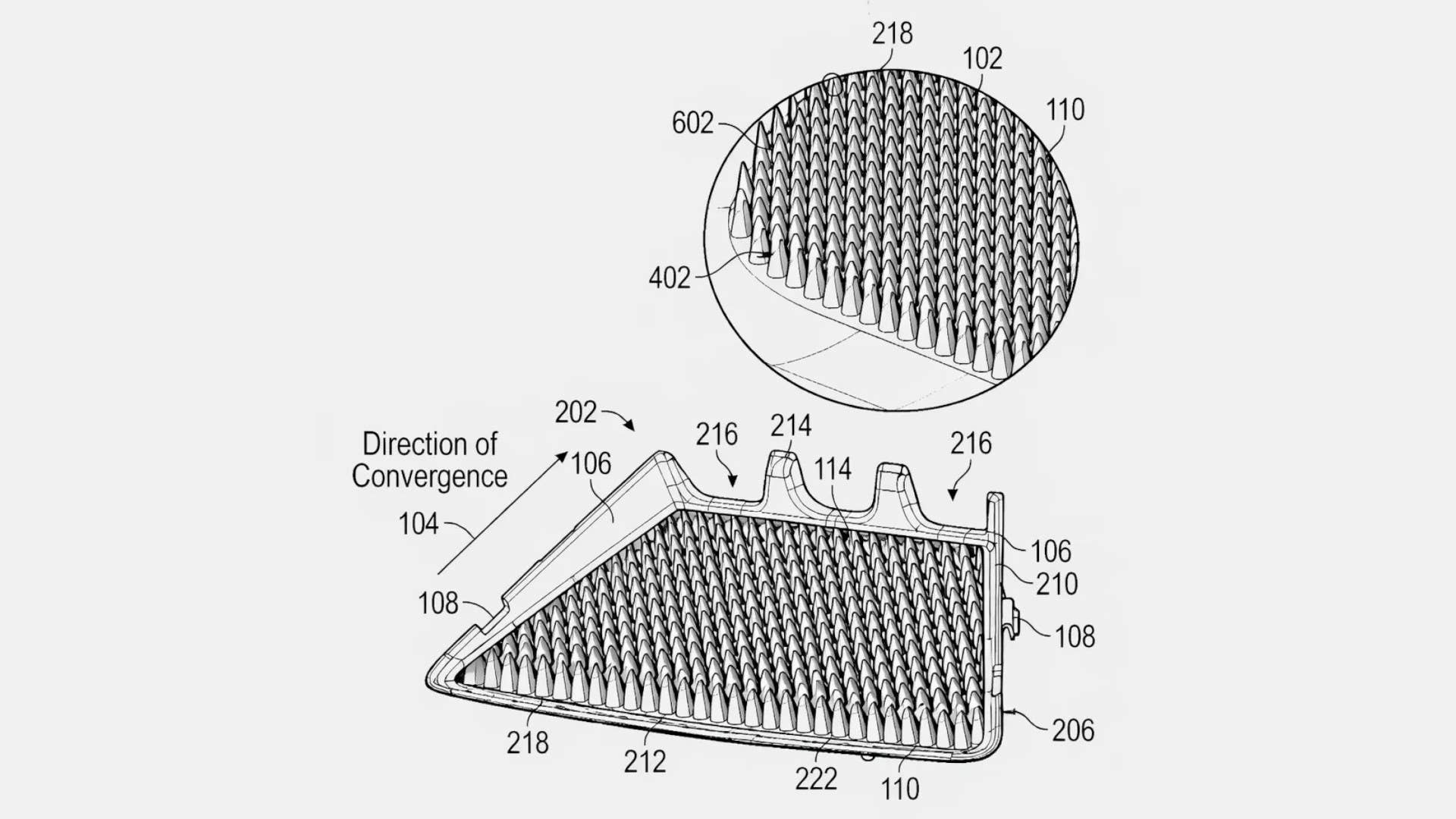 Tesla anti-glare patent sketch