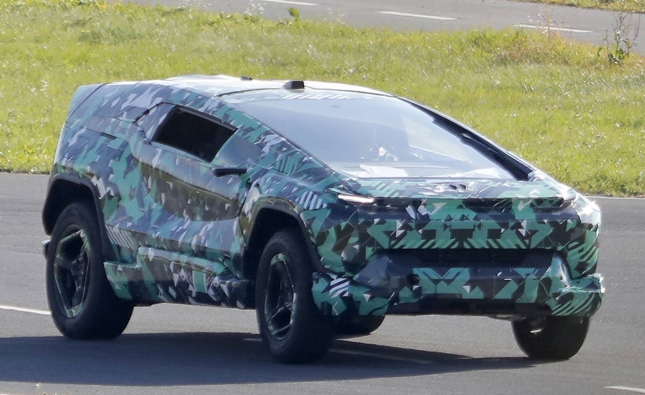 Saudi Arabia's Ceer EV Prototype Spotted in Camouflage