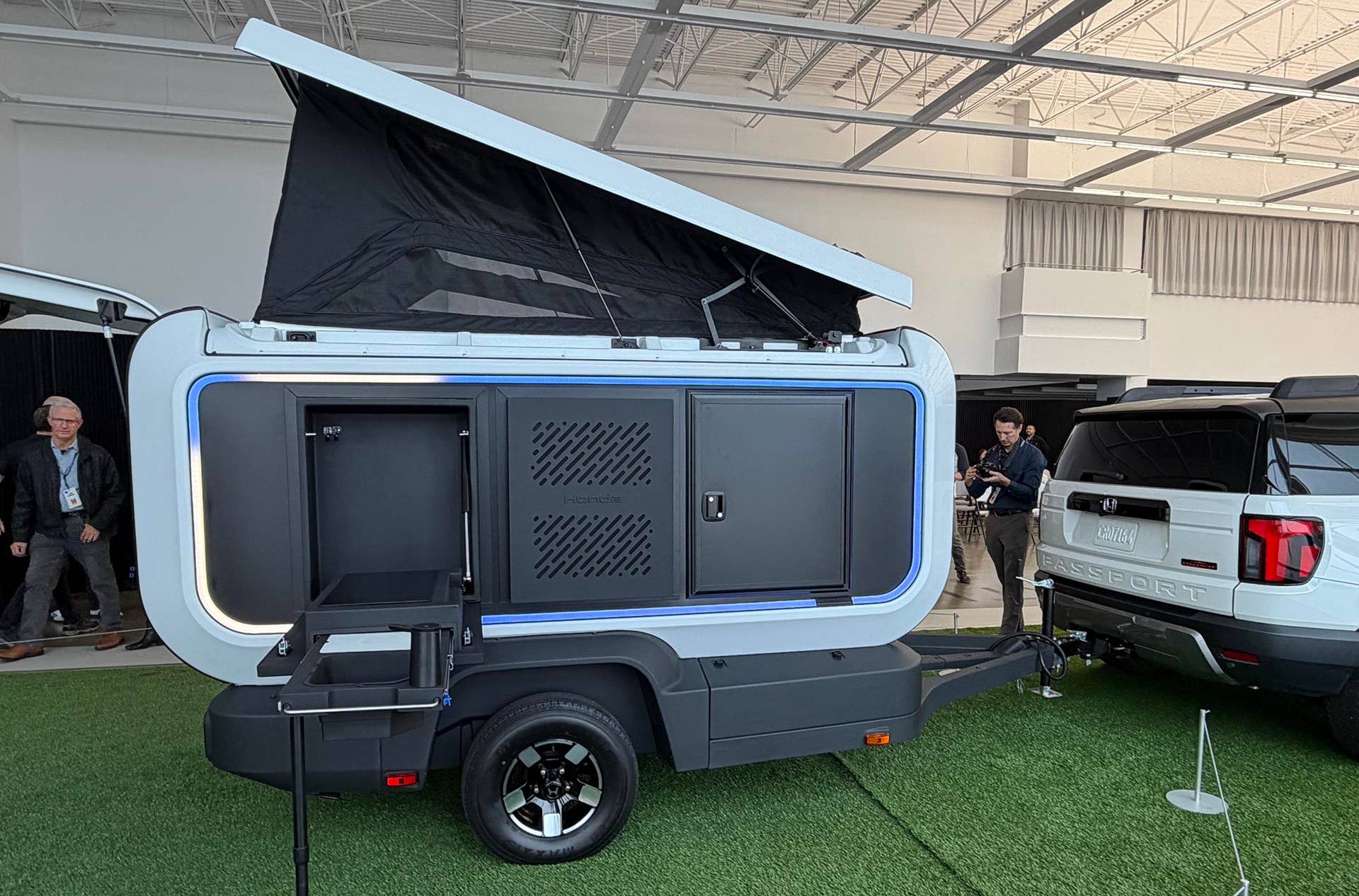 Honda Just Unveiled a Solar-Powered Camper You Can Tow With an EV ...