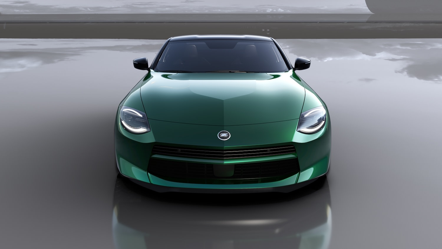 Facelifted Nissan Z Revealed with New Green Paint and a Curiously