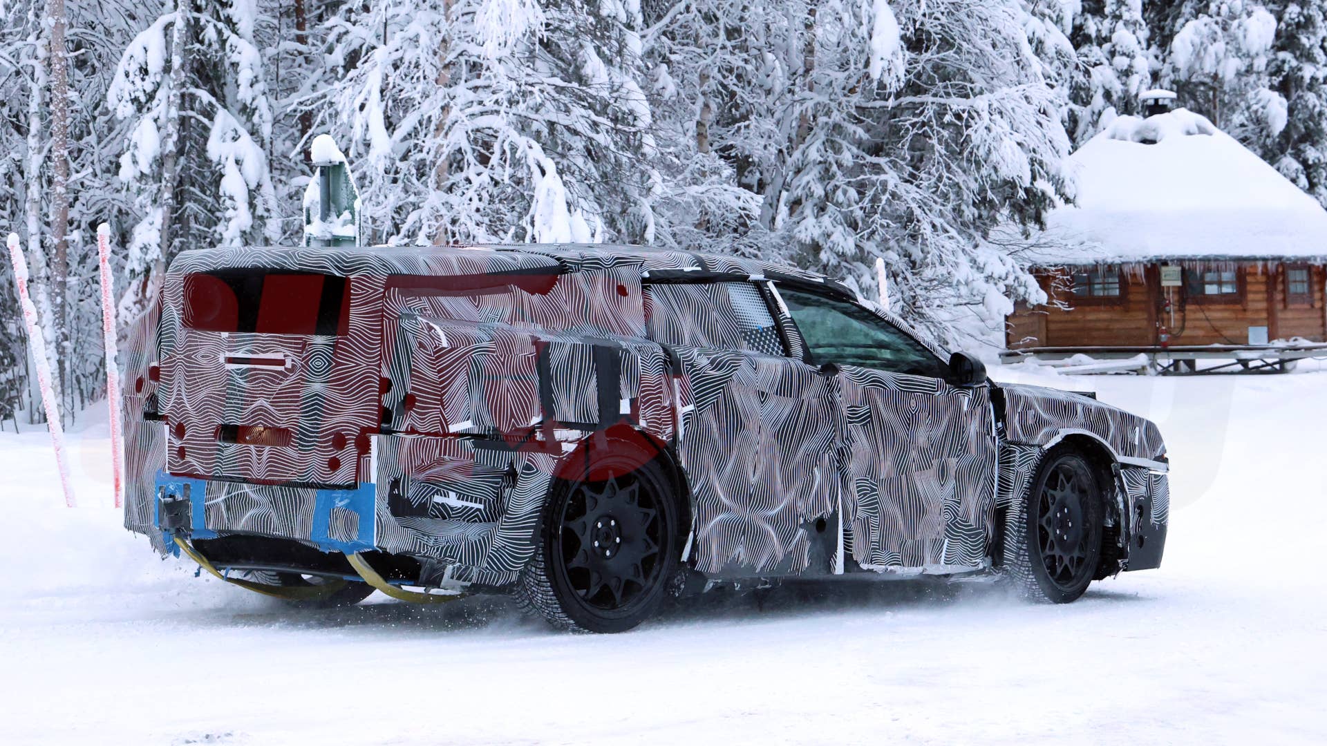 2027 Ferrari Luce EV prototype spy shot