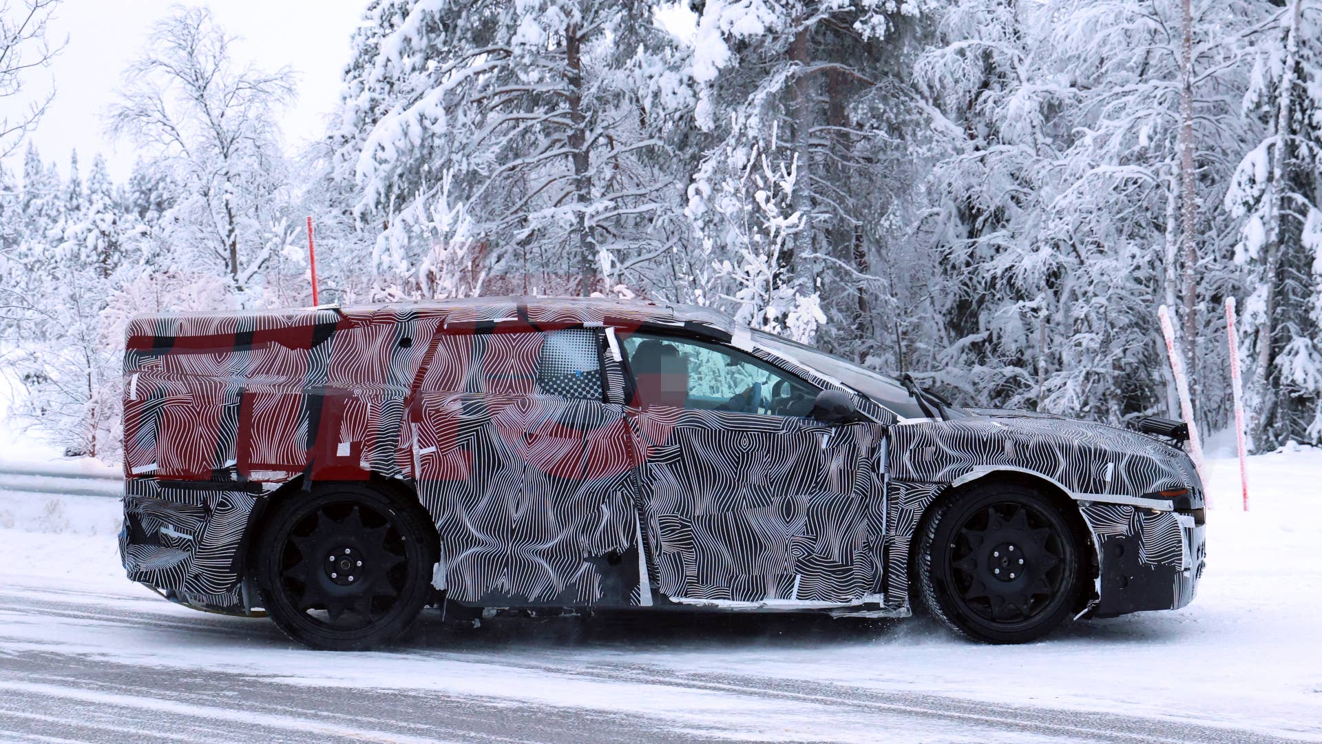 2027 Ferrari Luce EV prototype spy shot