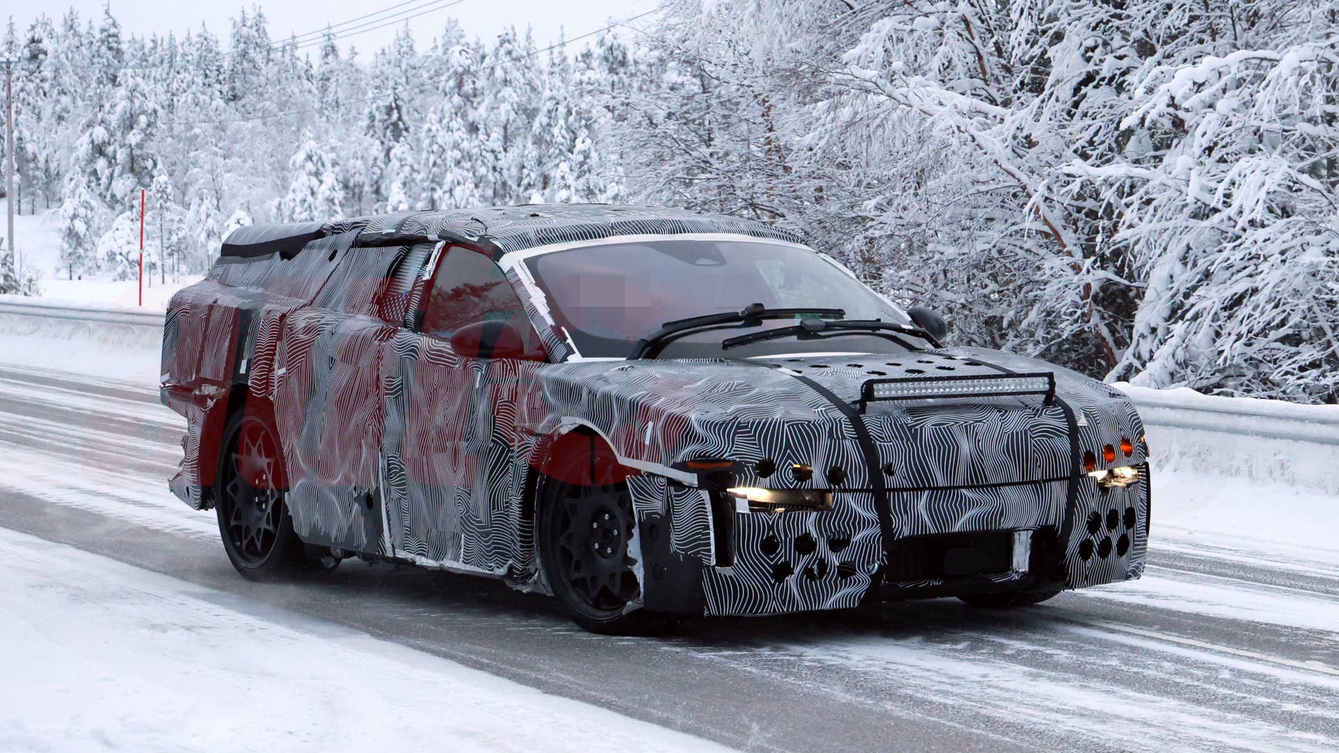 2027 Ferrari Luce EV prototype spy shot
